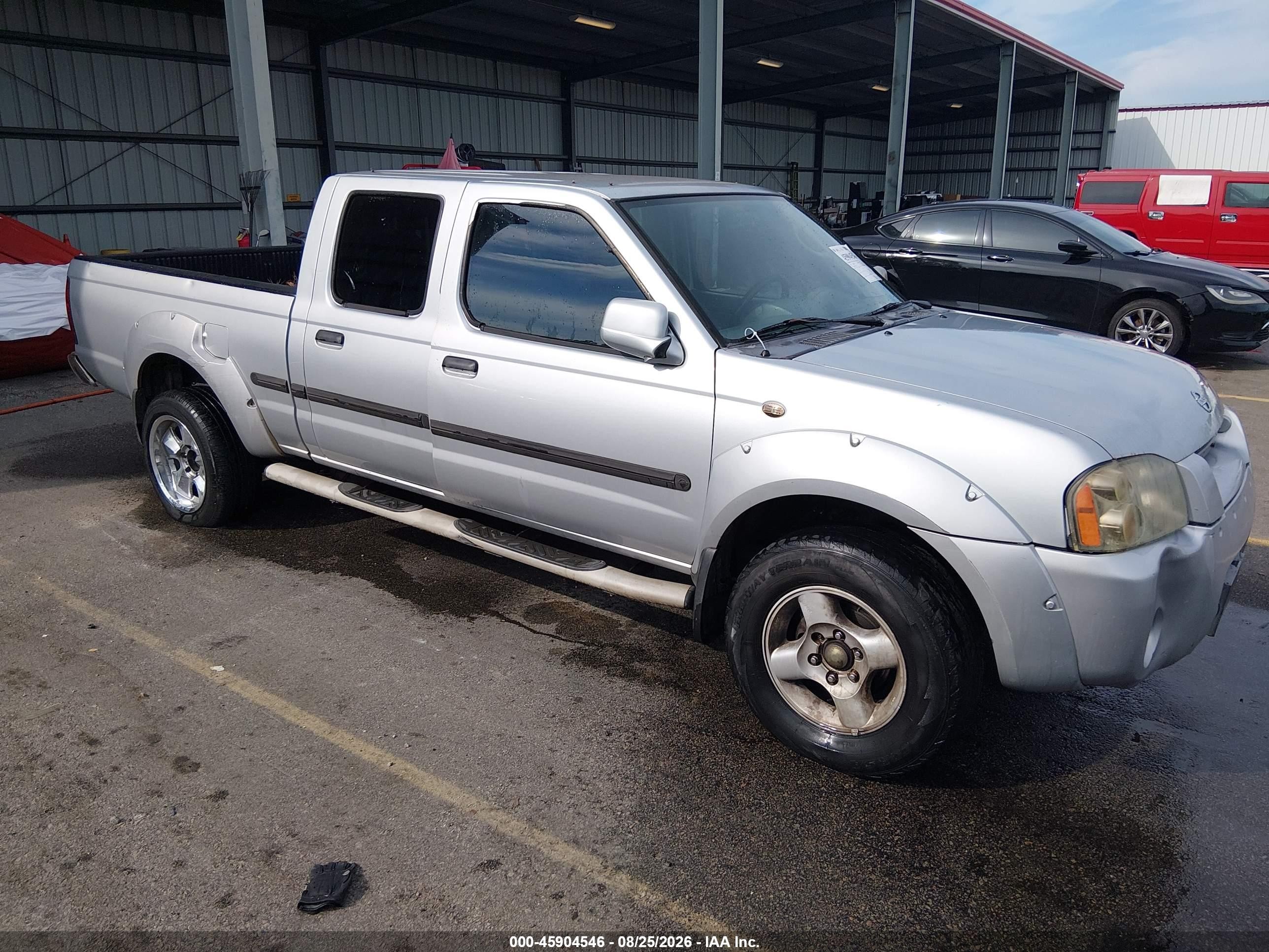 2002 Nissan Frontier Se-v6 Silver vin: 1N6ED29XX2C312010