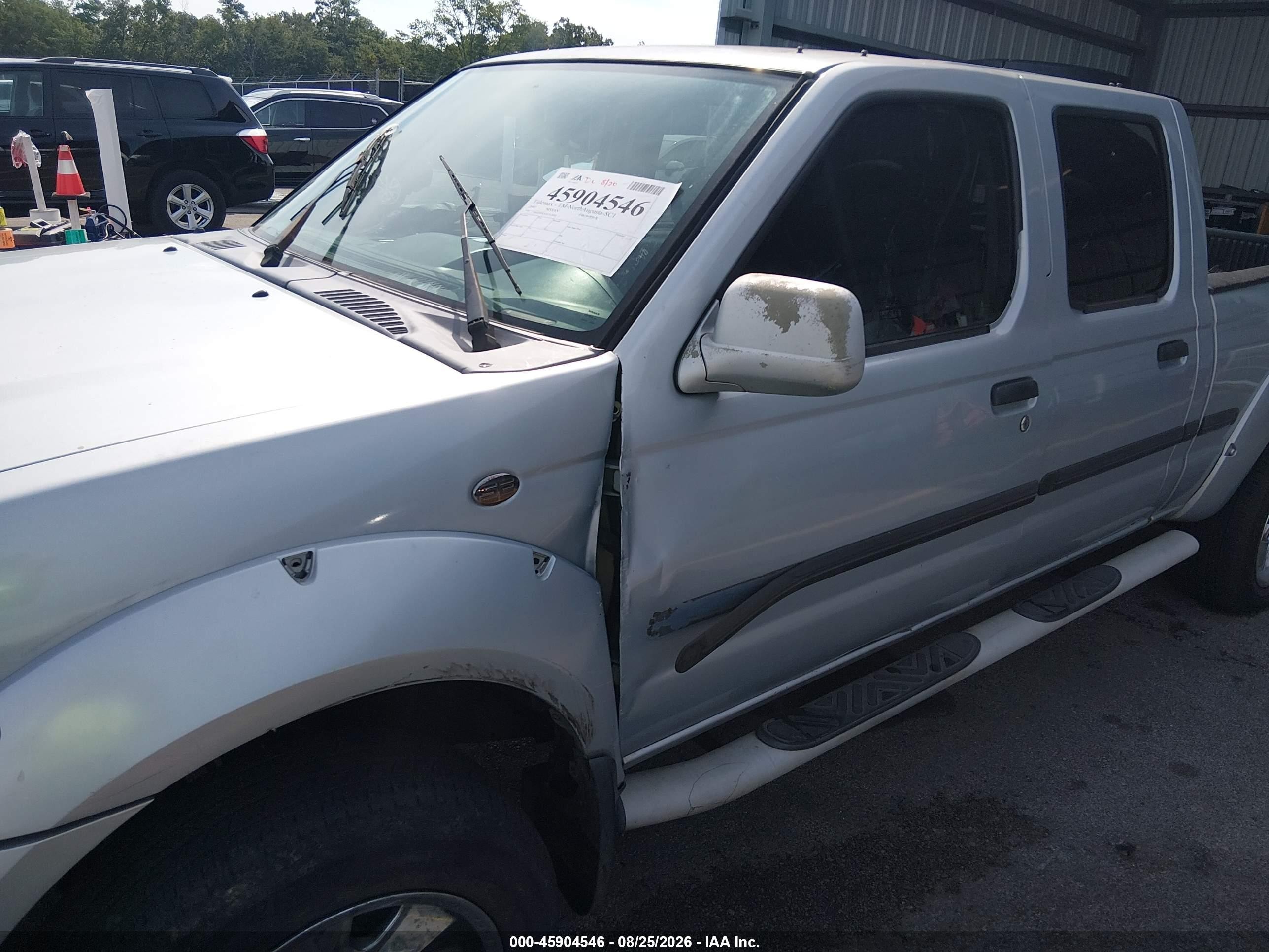 2002 Nissan Frontier Se-v6 Silver vin: 1N6ED29XX2C312010