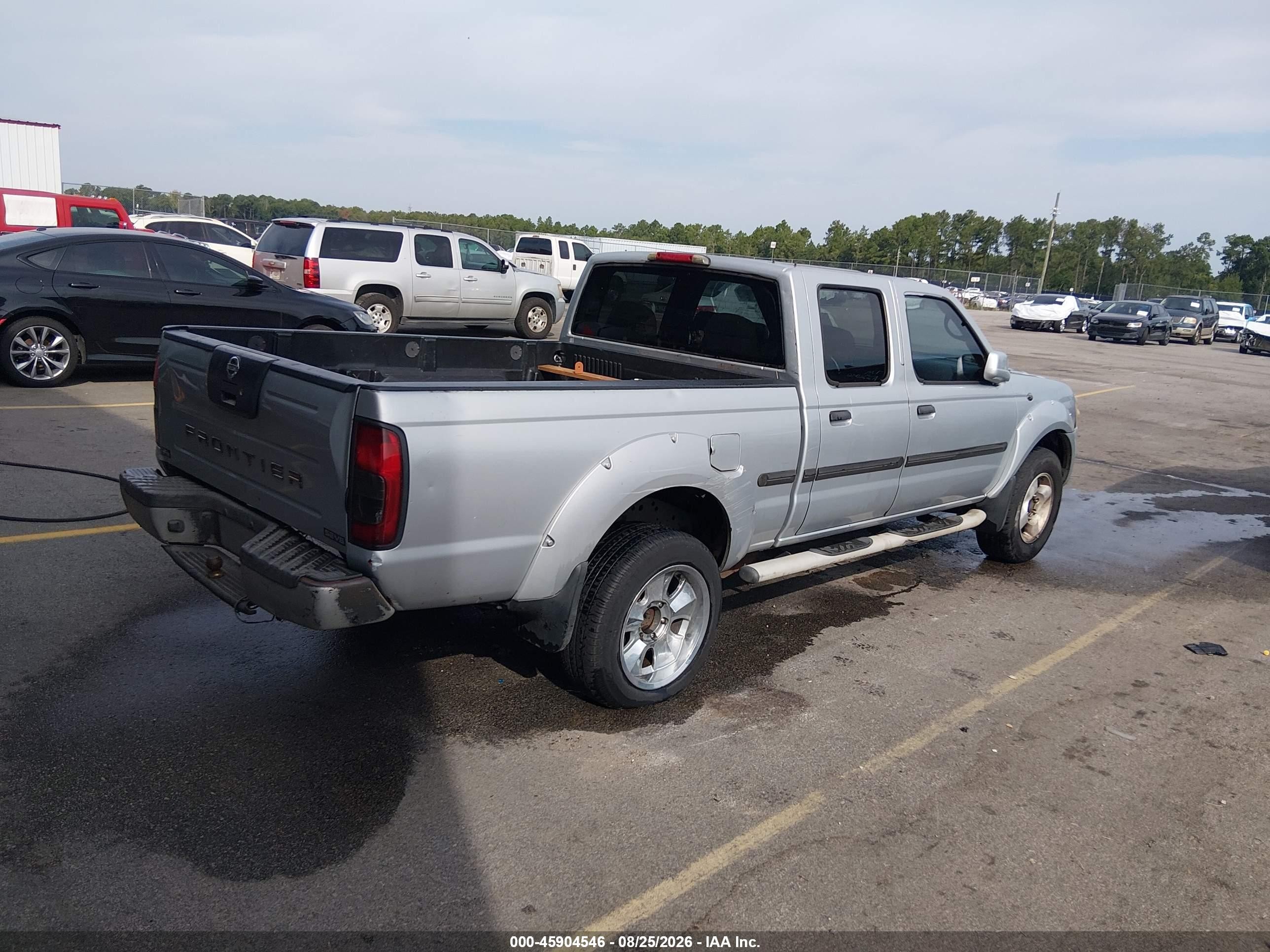 2002 Nissan Frontier Se-v6 Silver vin: 1N6ED29XX2C312010