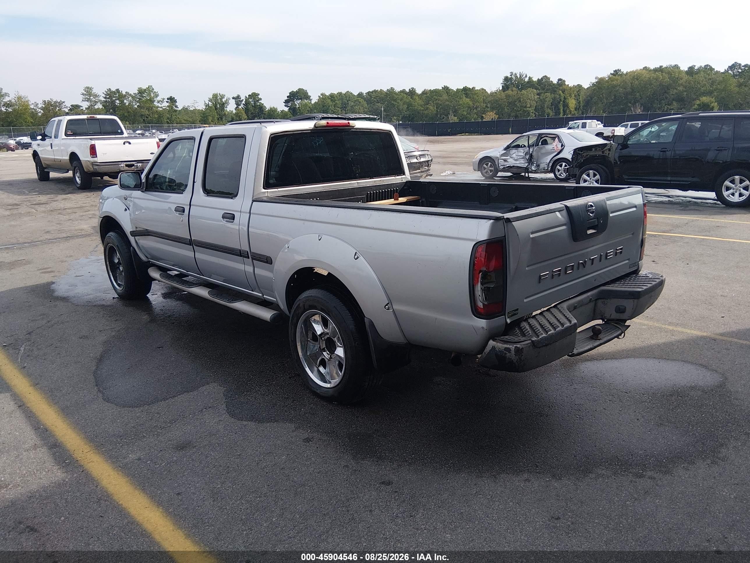 2002 Nissan Frontier Se-v6 Silver vin: 1N6ED29XX2C312010