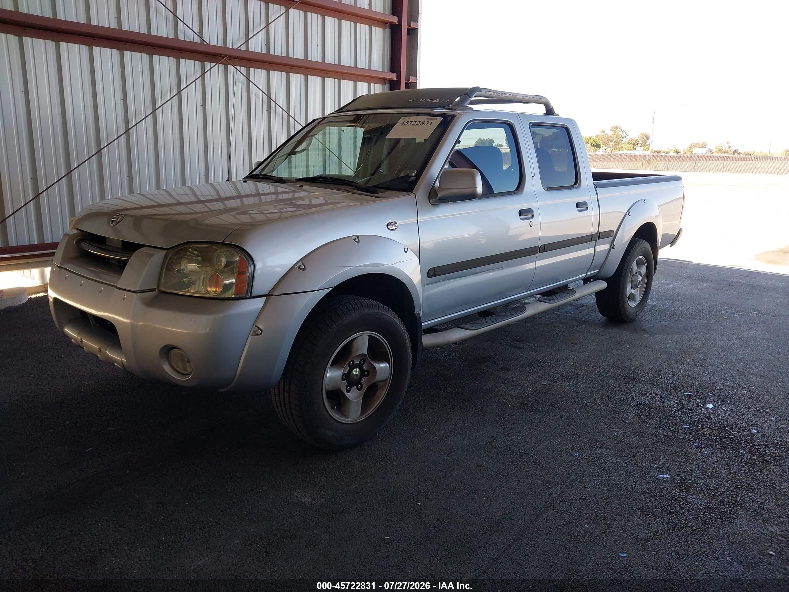 2002 Nissan Frontier Se-v6 Silver vin: 1N6ED29XX2C316316