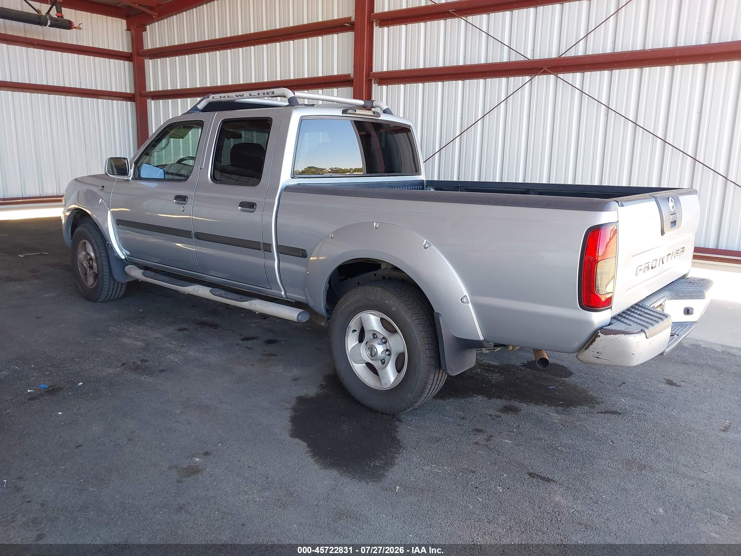 2002 Nissan Frontier Se-v6 Silver vin: 1N6ED29XX2C316316