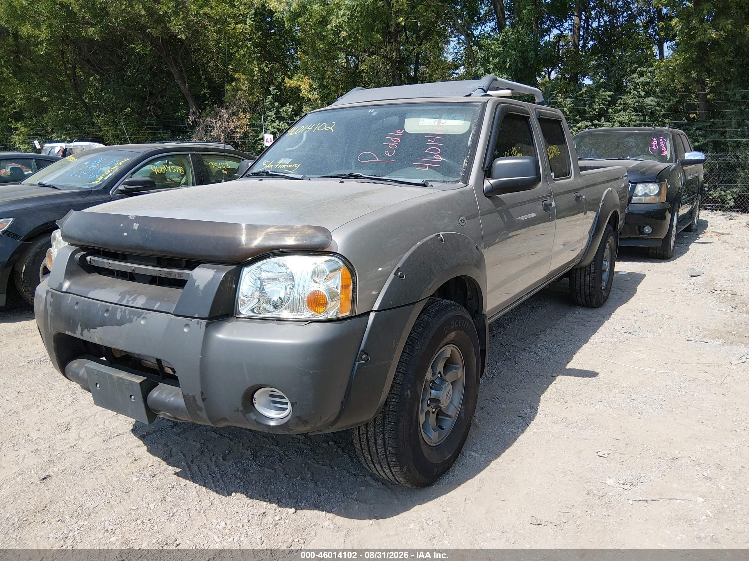 2002 Nissan Frontier Xe-v6 Серый vin: 1N6ED29XX2C359280