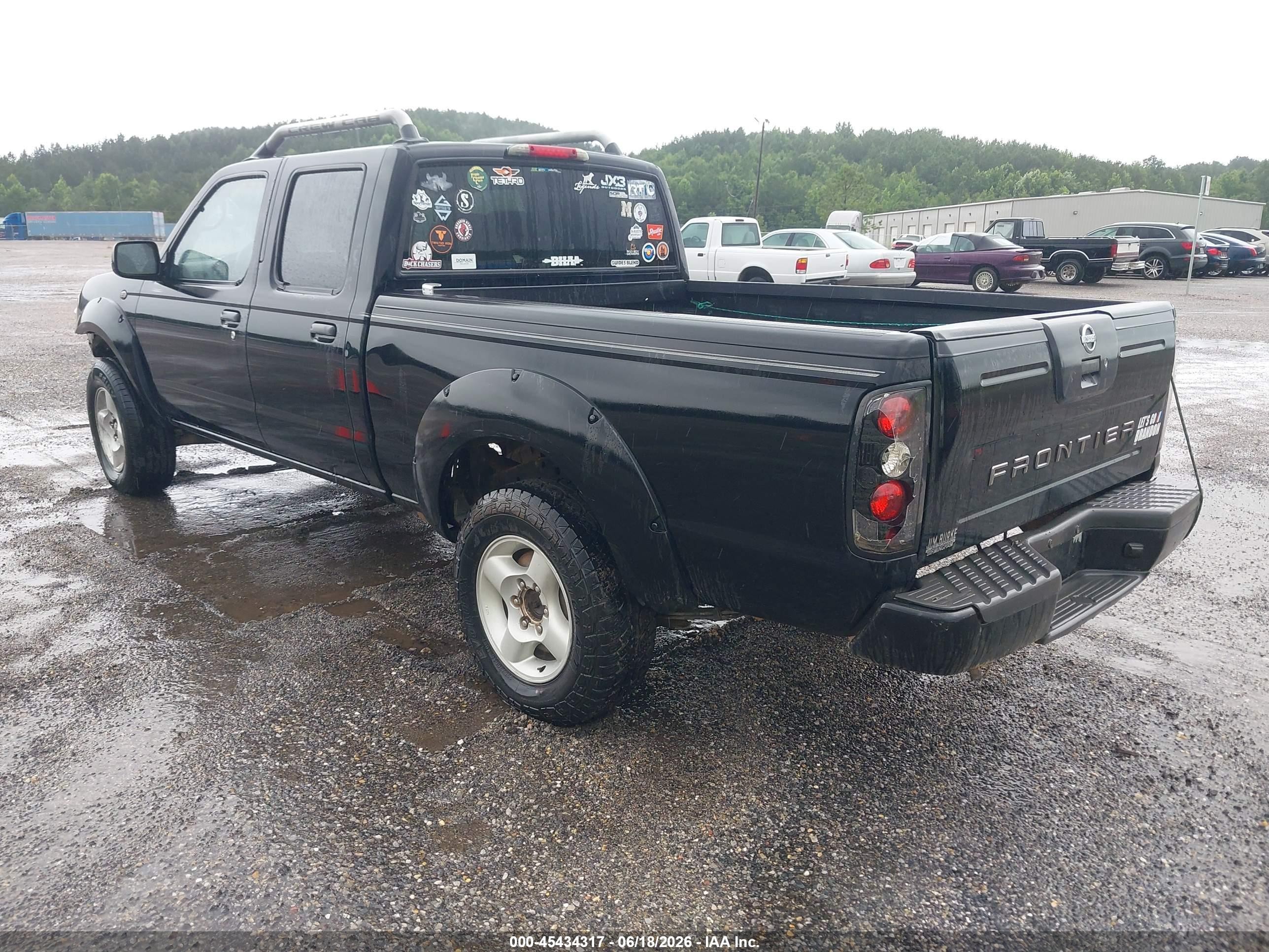 2002 Nissan Frontier Se-v6 Black vin: 1N6ED29XX2C378976