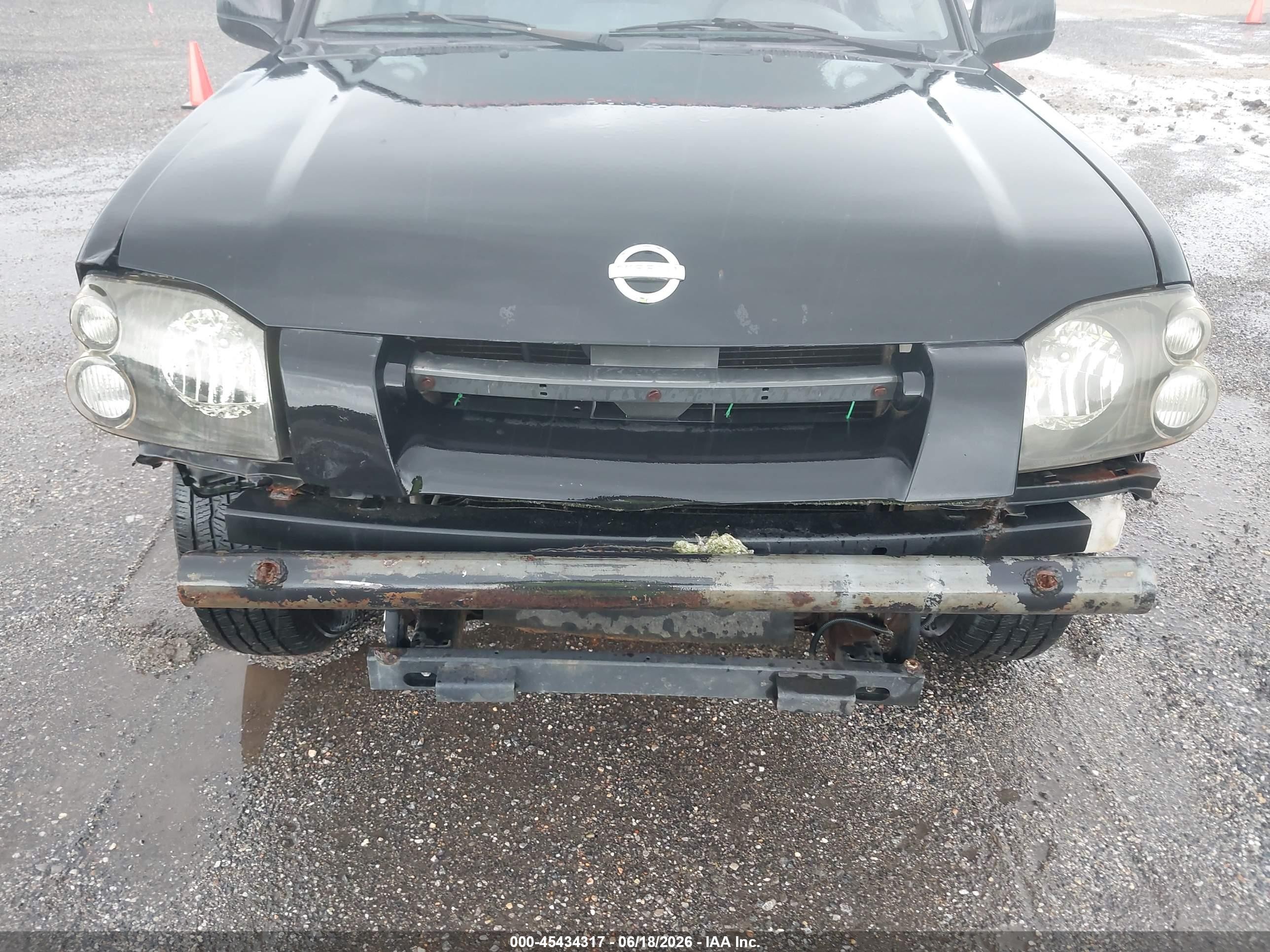 2002 Nissan Frontier Se-v6 Black vin: 1N6ED29XX2C378976