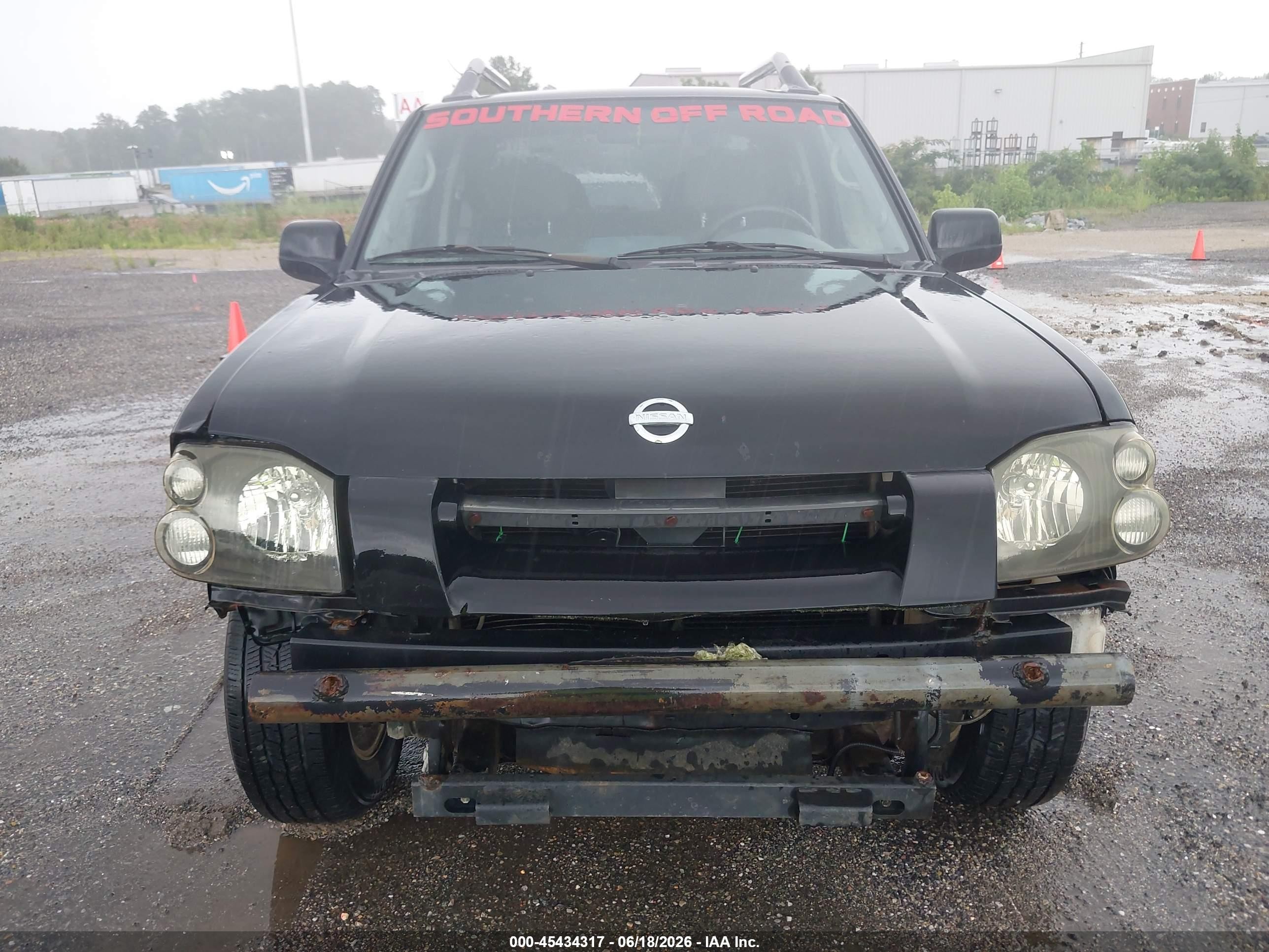2002 Nissan Frontier Se-v6 Black vin: 1N6ED29XX2C378976