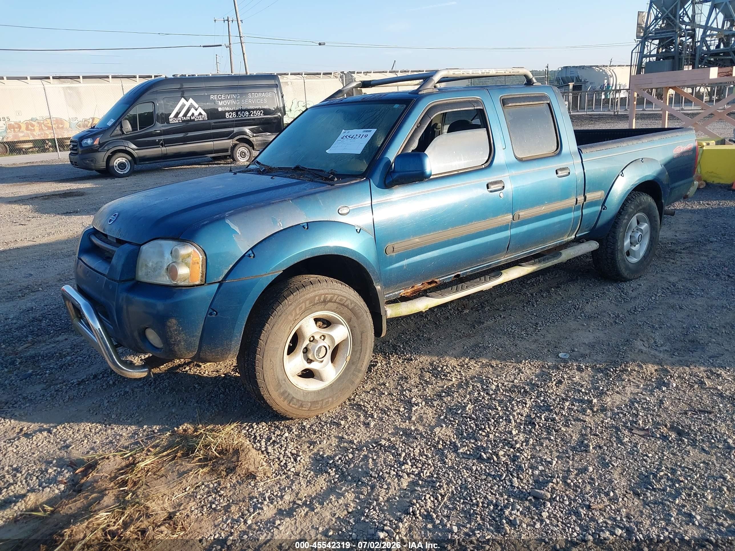 2002 Nissan Frontier Se-v6 Blue vin: 1N6ED29Y02C316009