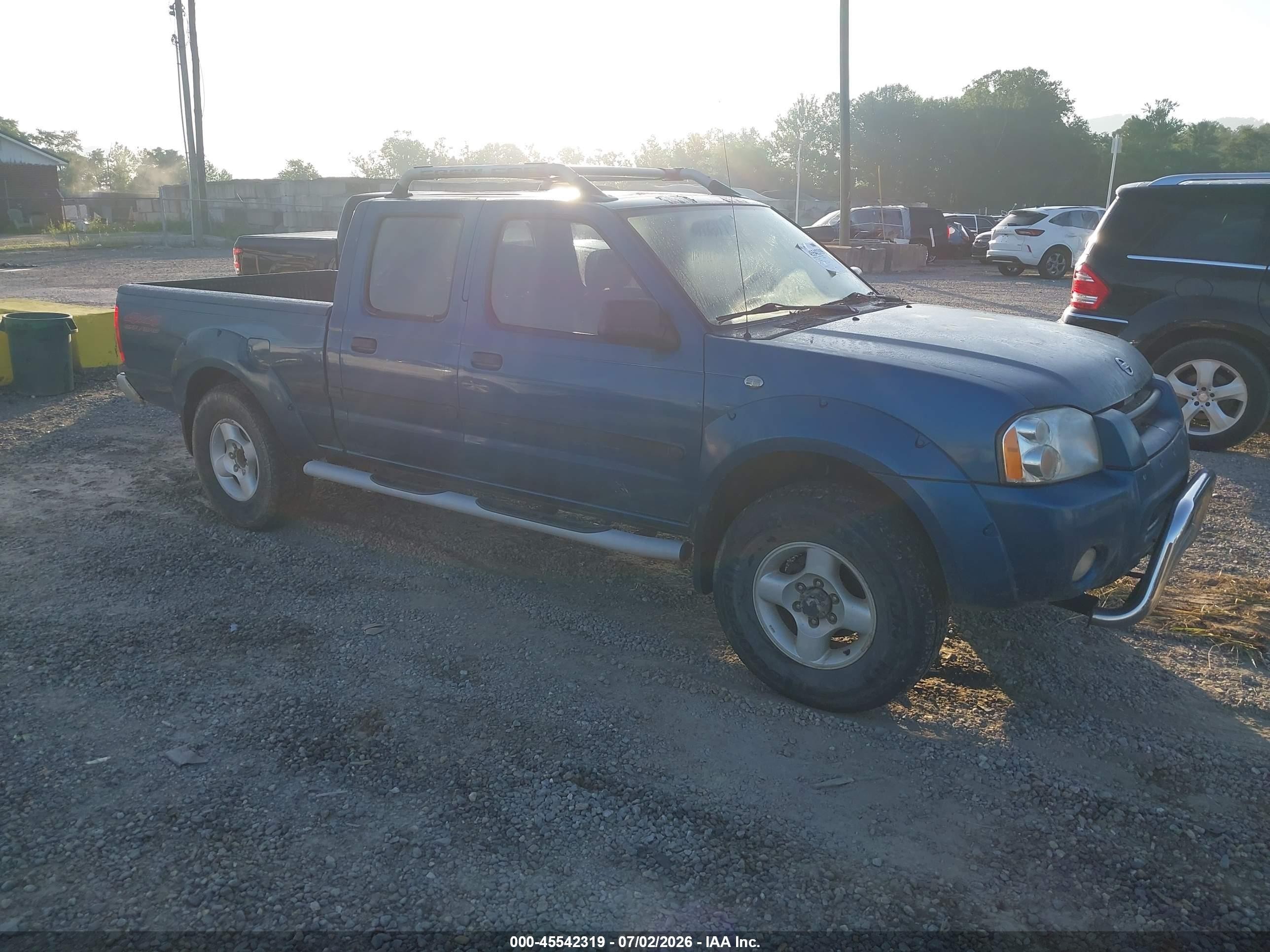 2002 Nissan Frontier Se-v6 Blue vin: 1N6ED29Y02C316009