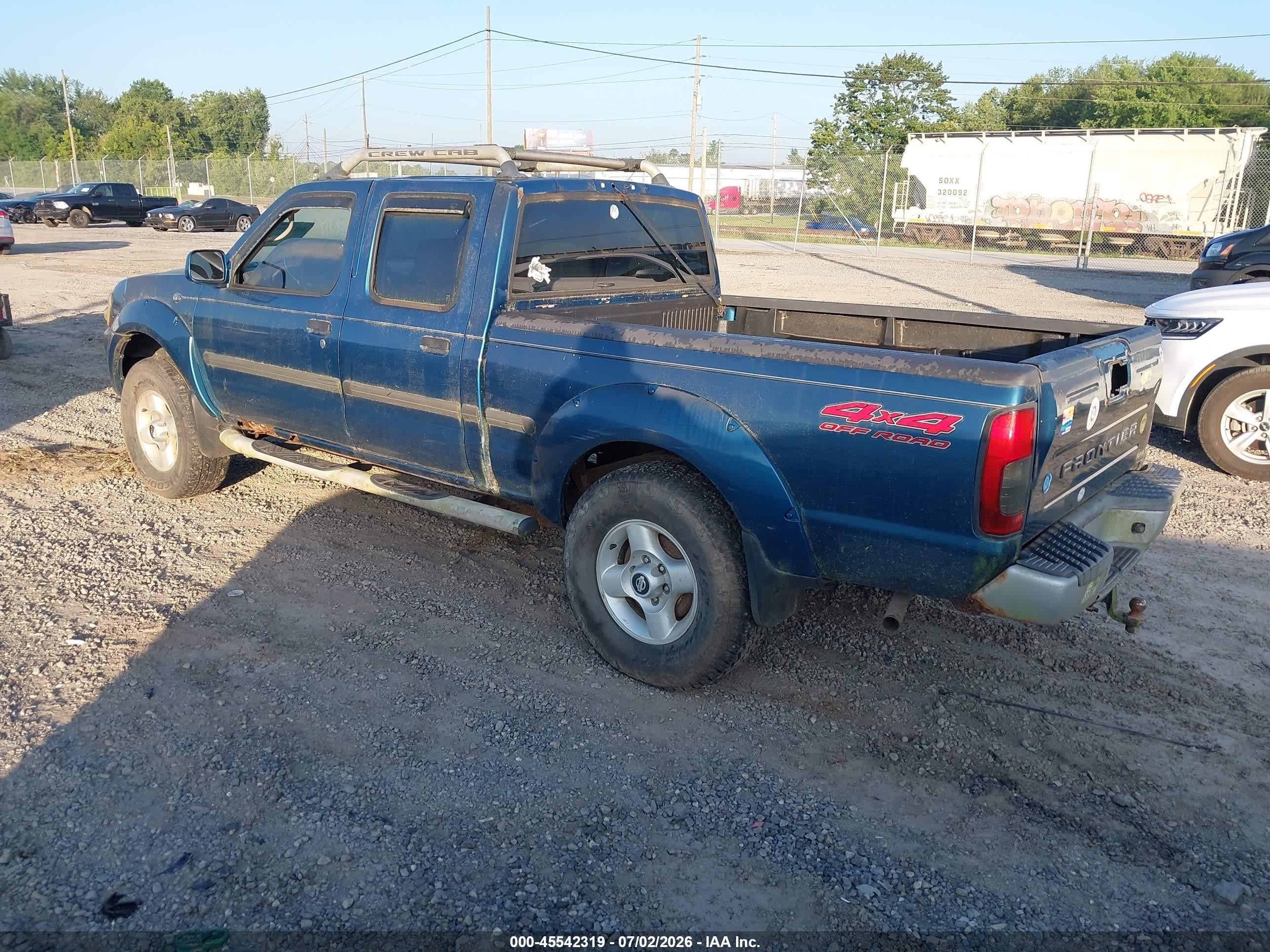 2002 Nissan Frontier Se-v6 Blue vin: 1N6ED29Y02C316009