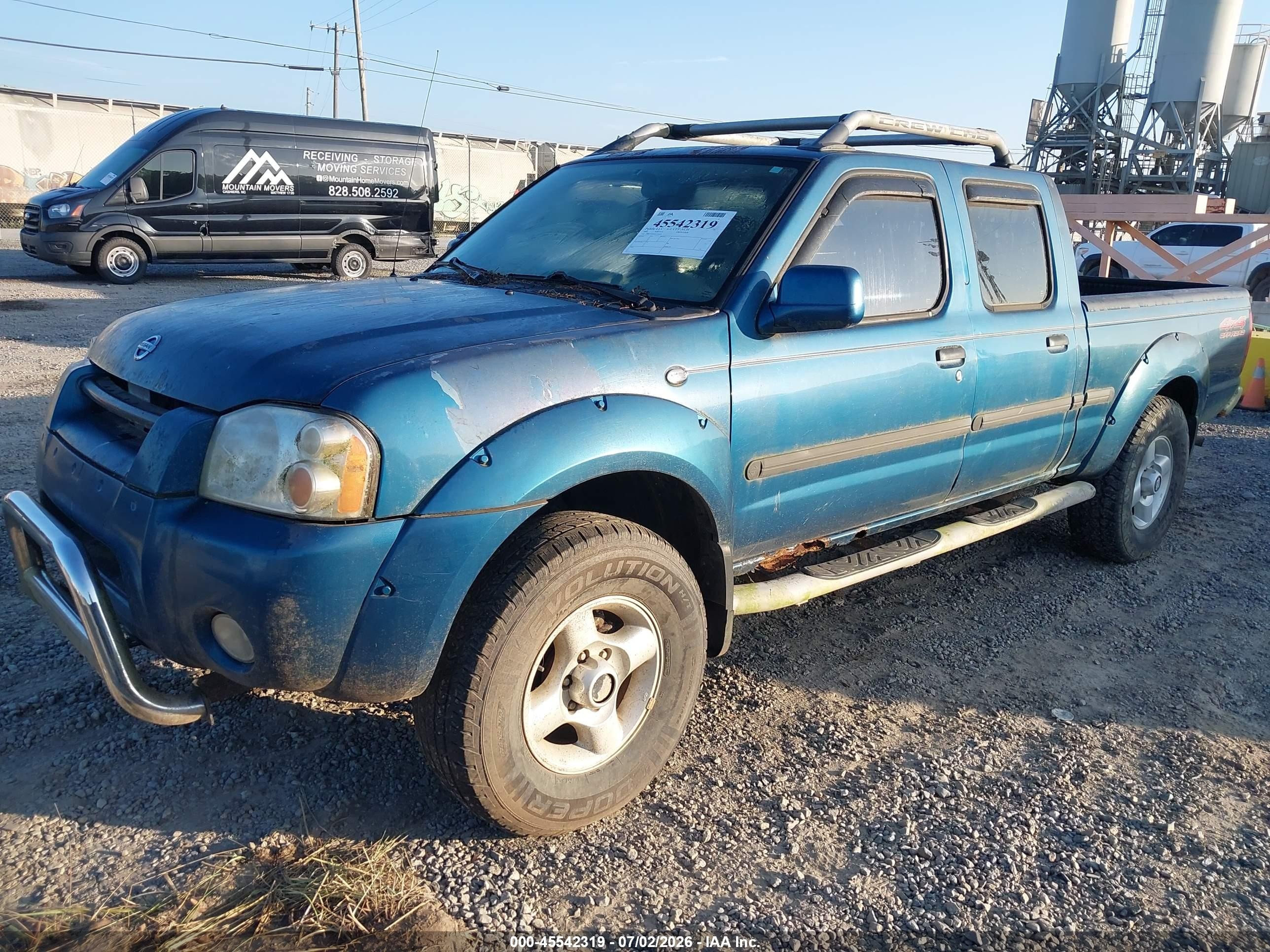 2002 Nissan Frontier Se-v6 Blue vin: 1N6ED29Y02C316009