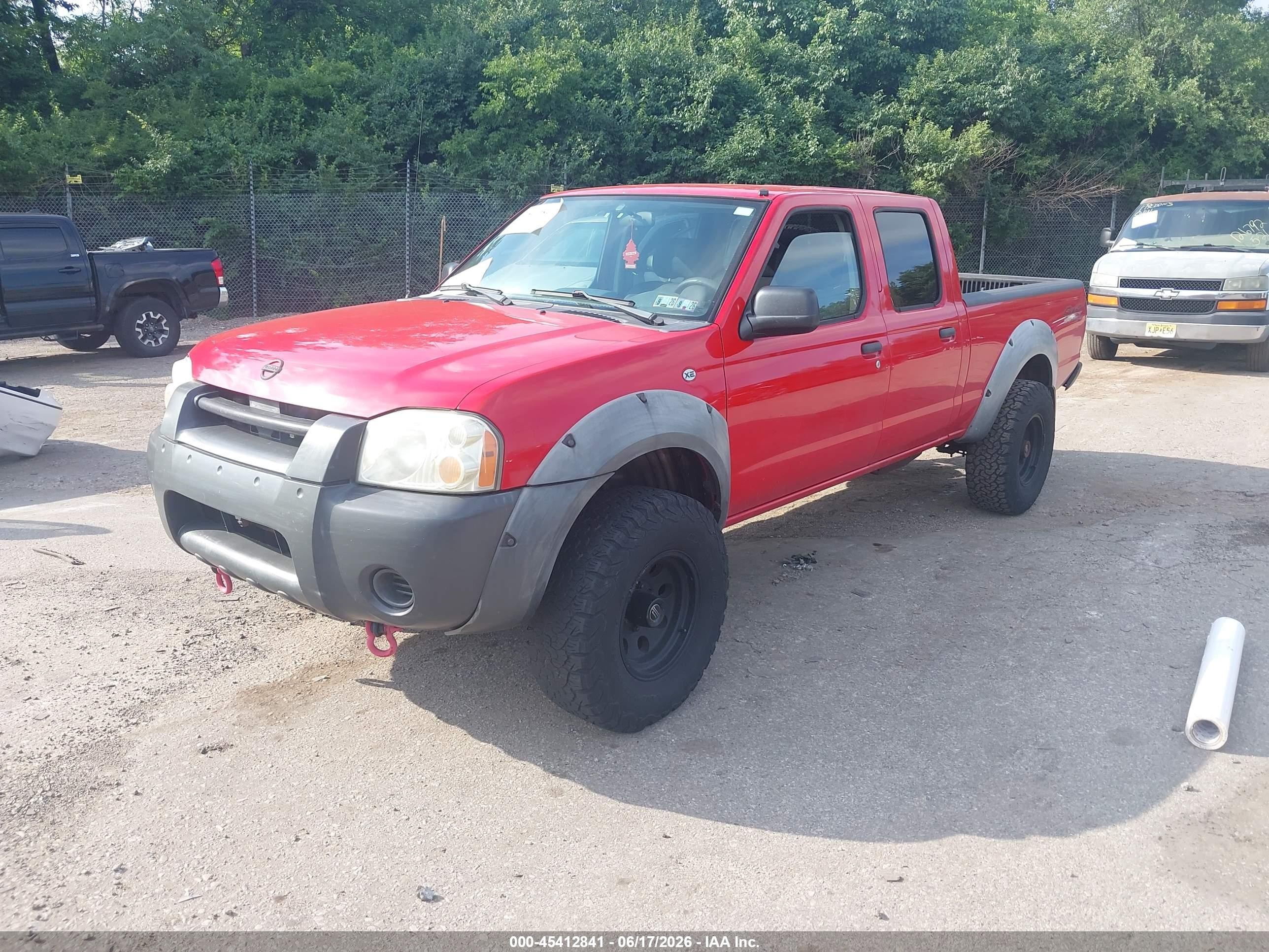 2003 Nissan Frontier Xe-v6 Red vin: 1N6ED29Y03C410649