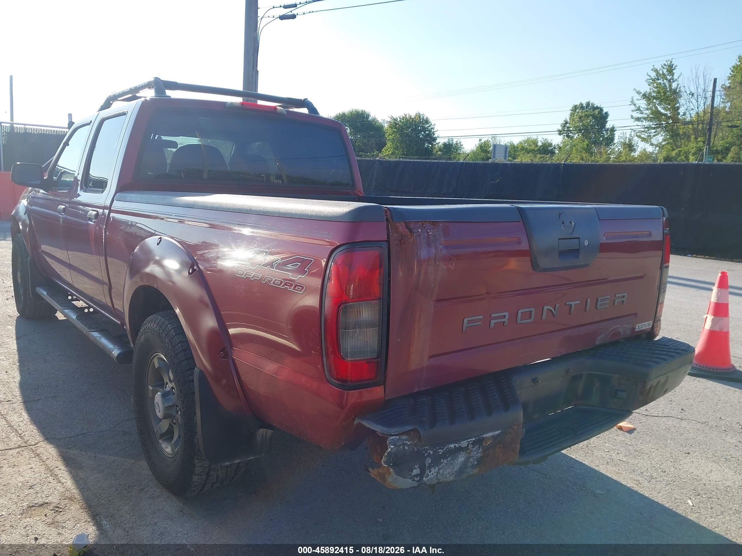 2004 Nissan Frontier Xe-v6 Red vin: 1N6ED29Y04C479827