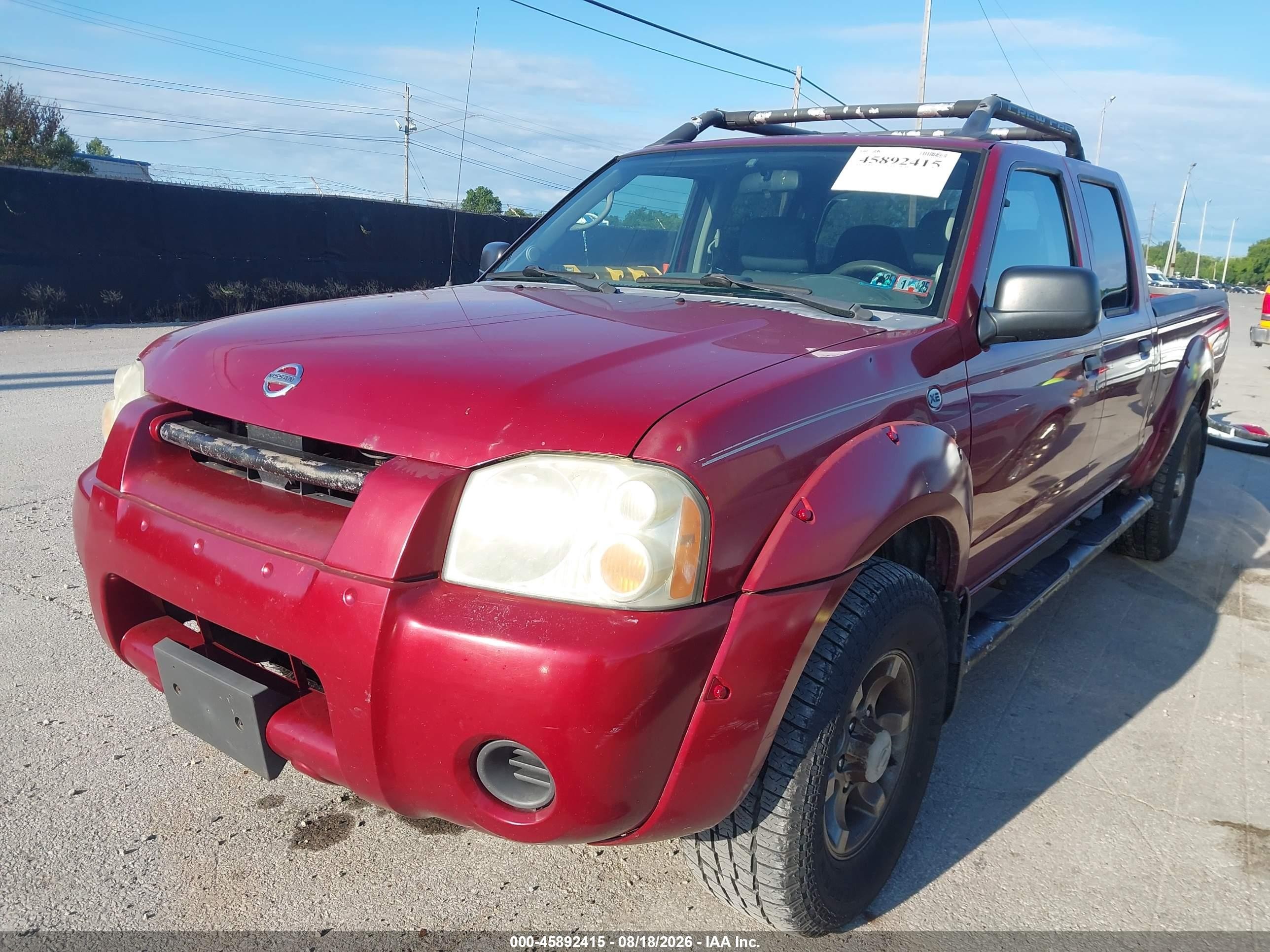 2004 Nissan Frontier Xe-v6 Red vin: 1N6ED29Y04C479827