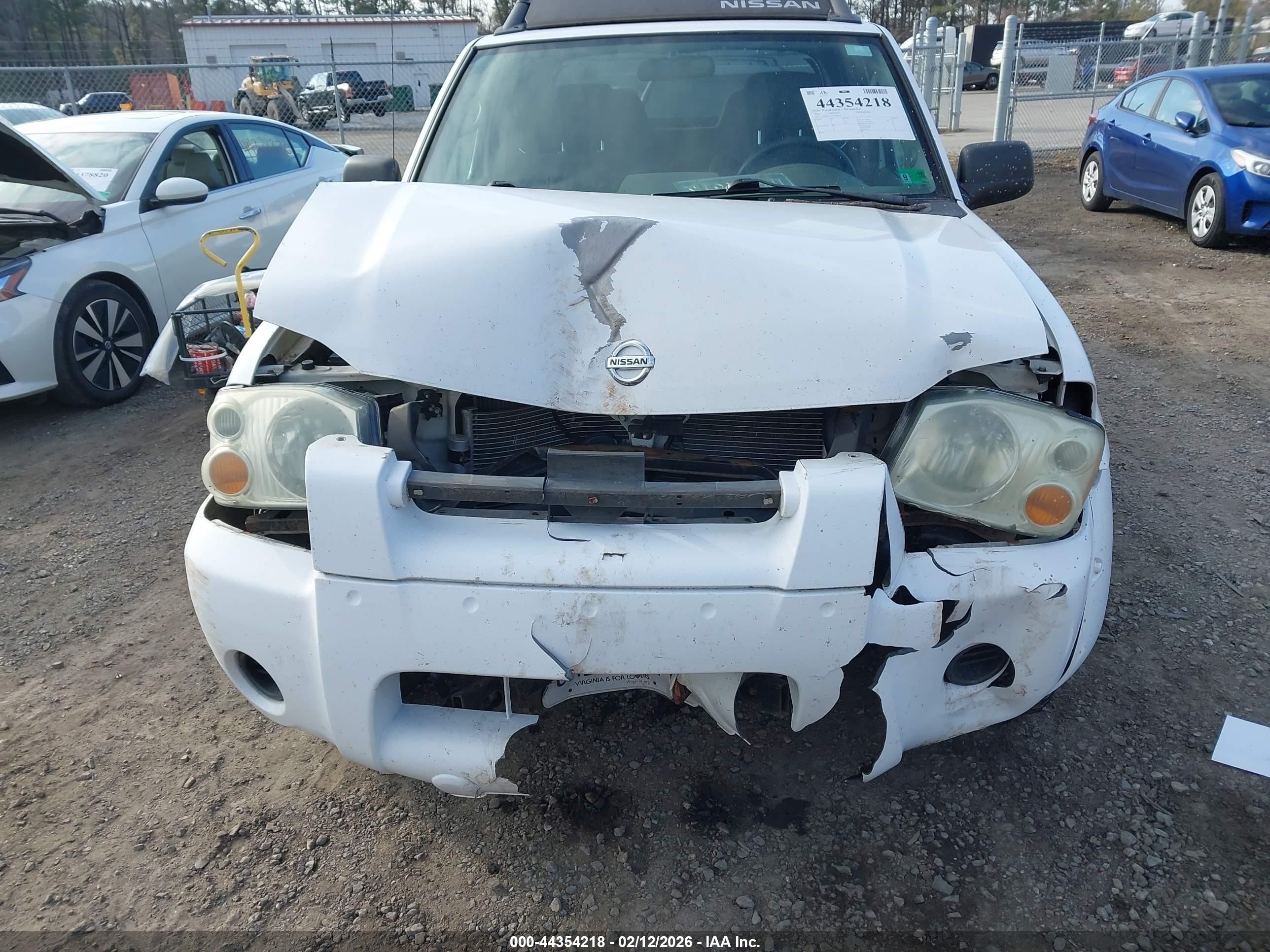 2004 Nissan Frontier Xe-v6 White vin: 1N6ED29Y24C418169