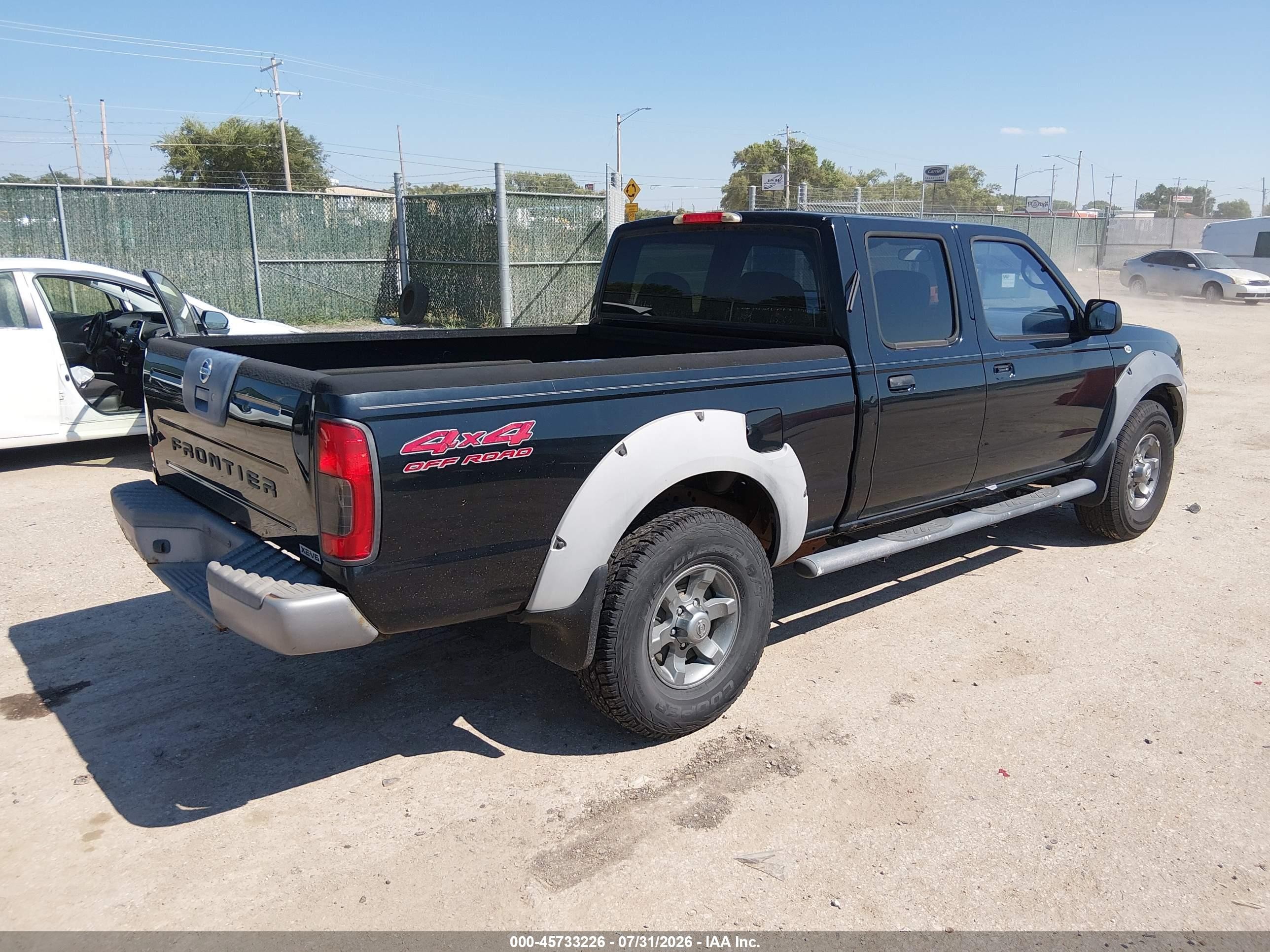 2002 Nissan Frontier Xe-v6 Black vin: 1N6ED29Y32C303299