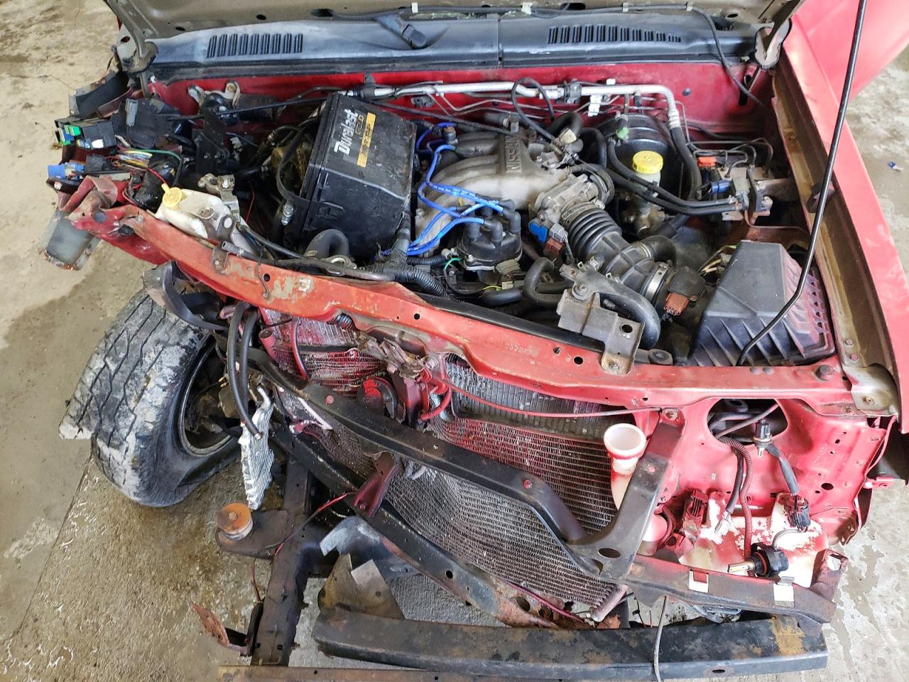 2002 Nissan Frontier Xe-v6 Red vin: 1N6ED29Y52C355047
