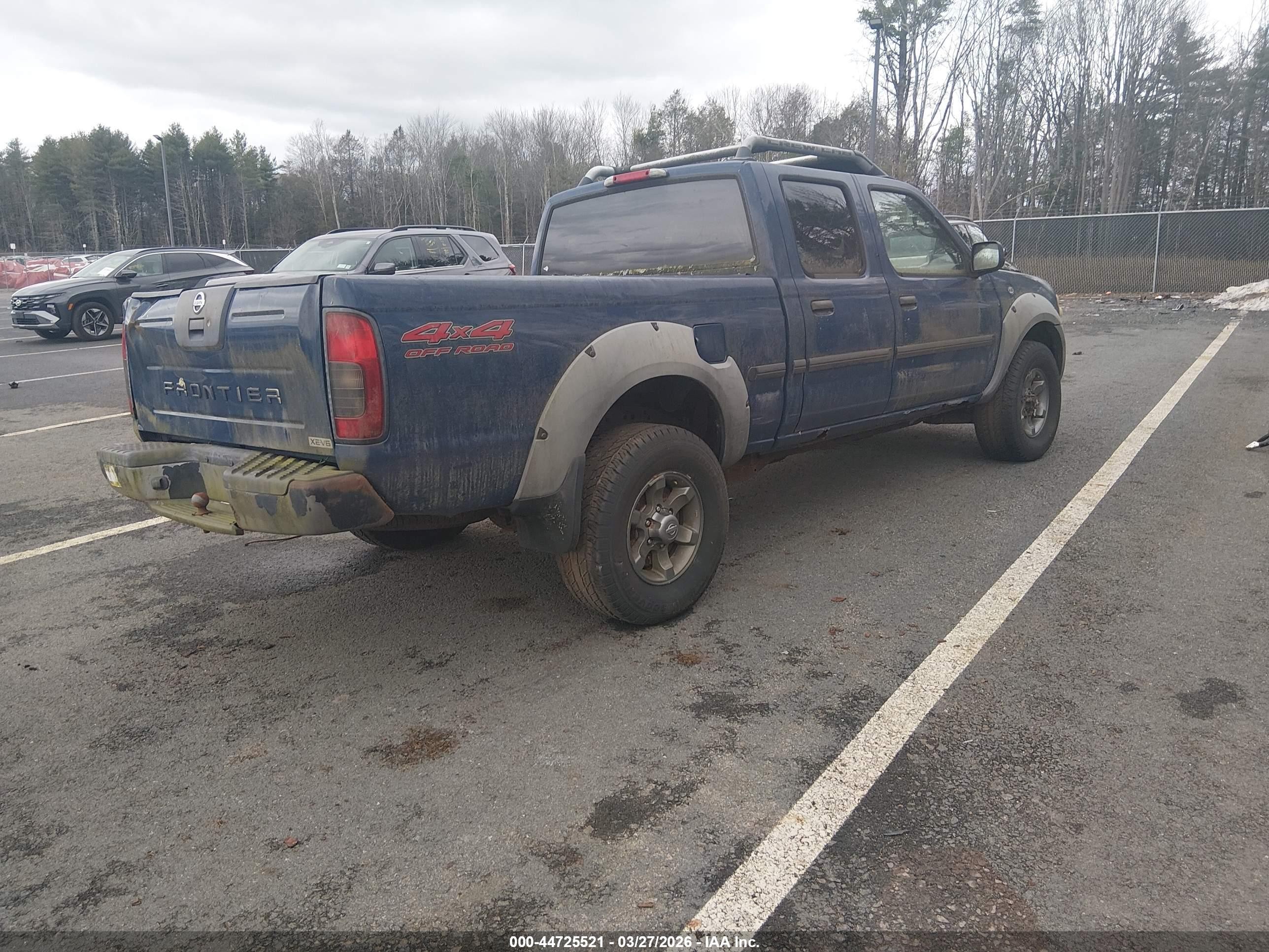 2002 Nissan Frontier Xe-v6 Blue vin: 1N6ED29Y72C325032