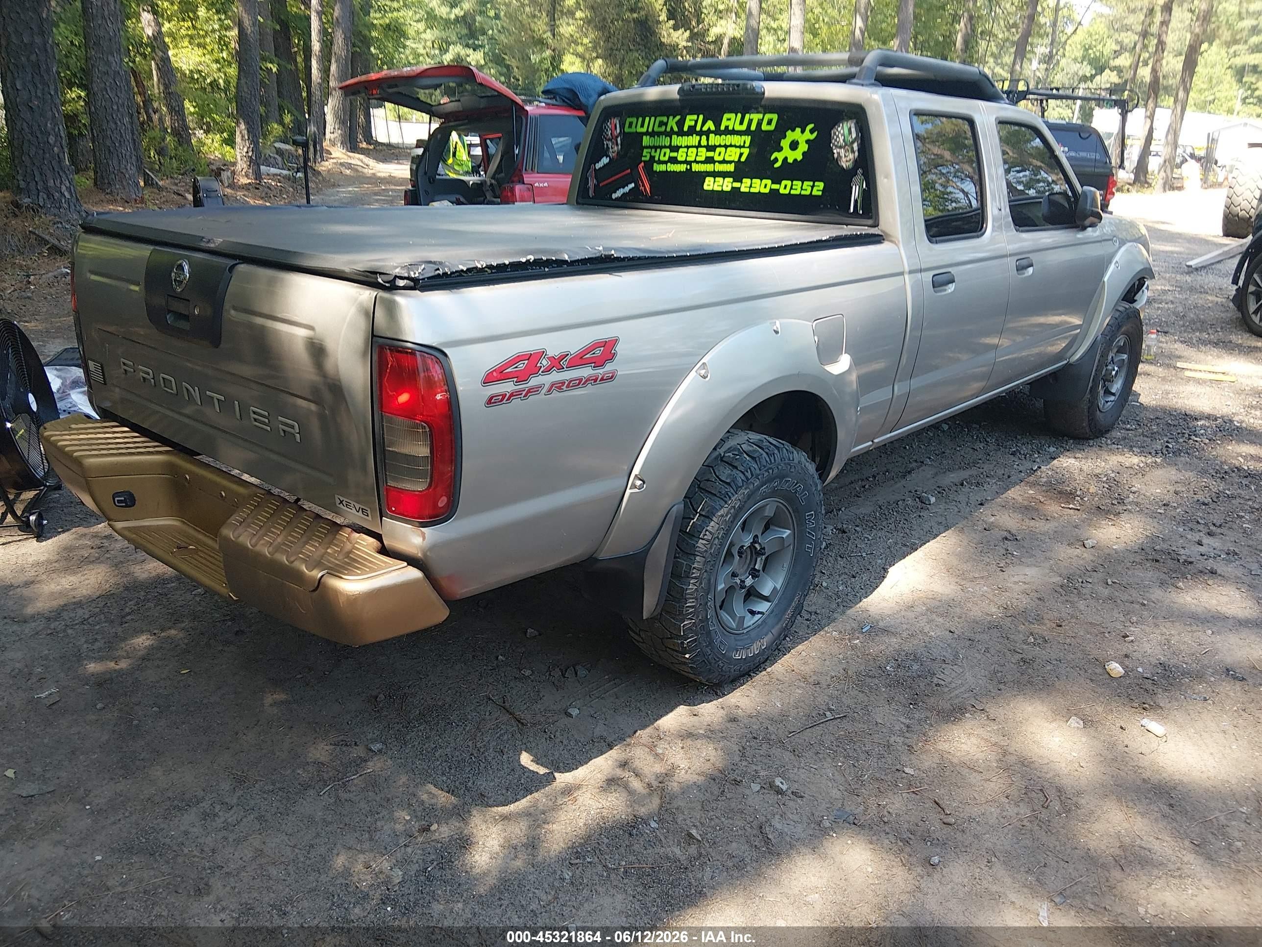 2003 Nissan Frontier Xe-v6 Gray vin: 1N6ED29Y73C467057