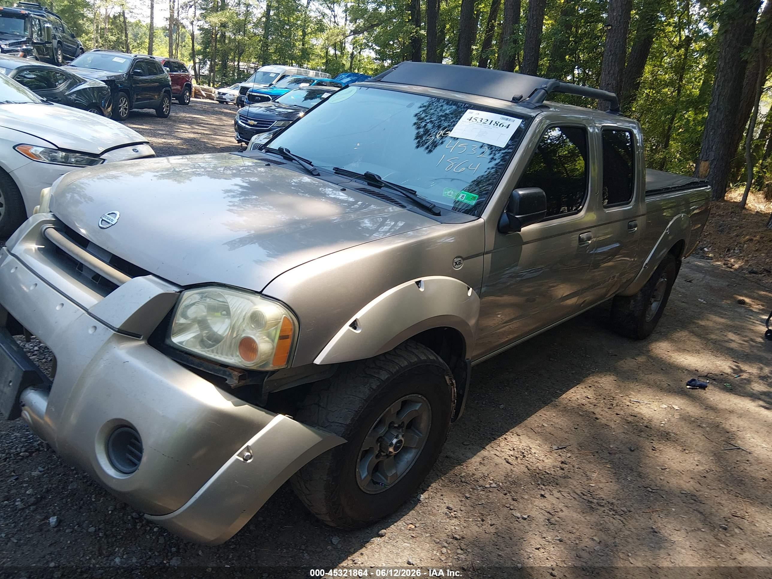 2003 Nissan Frontier Xe-v6 Gray vin: 1N6ED29Y73C467057