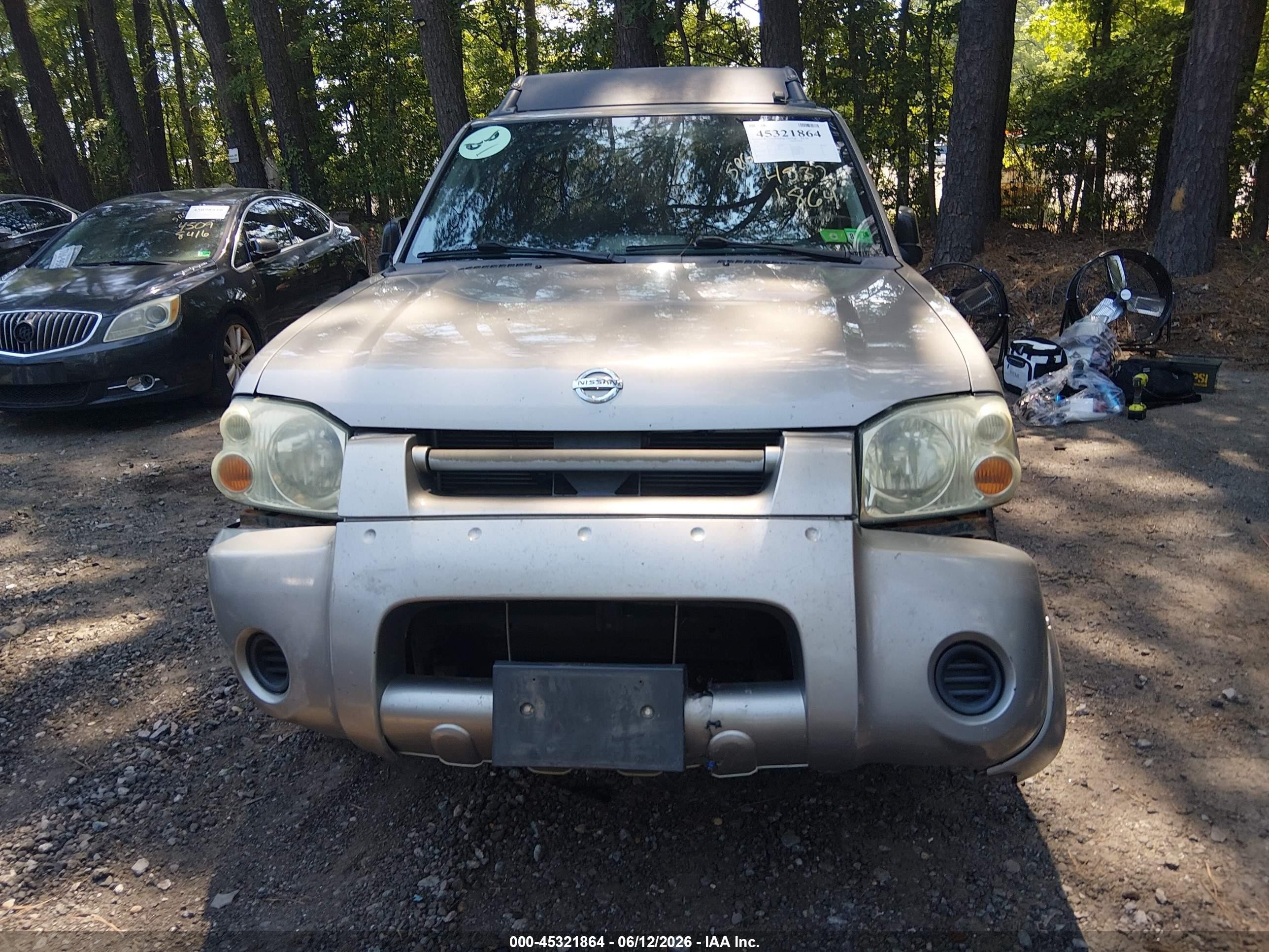 2003 Nissan Frontier Xe-v6 Gray vin: 1N6ED29Y73C467057