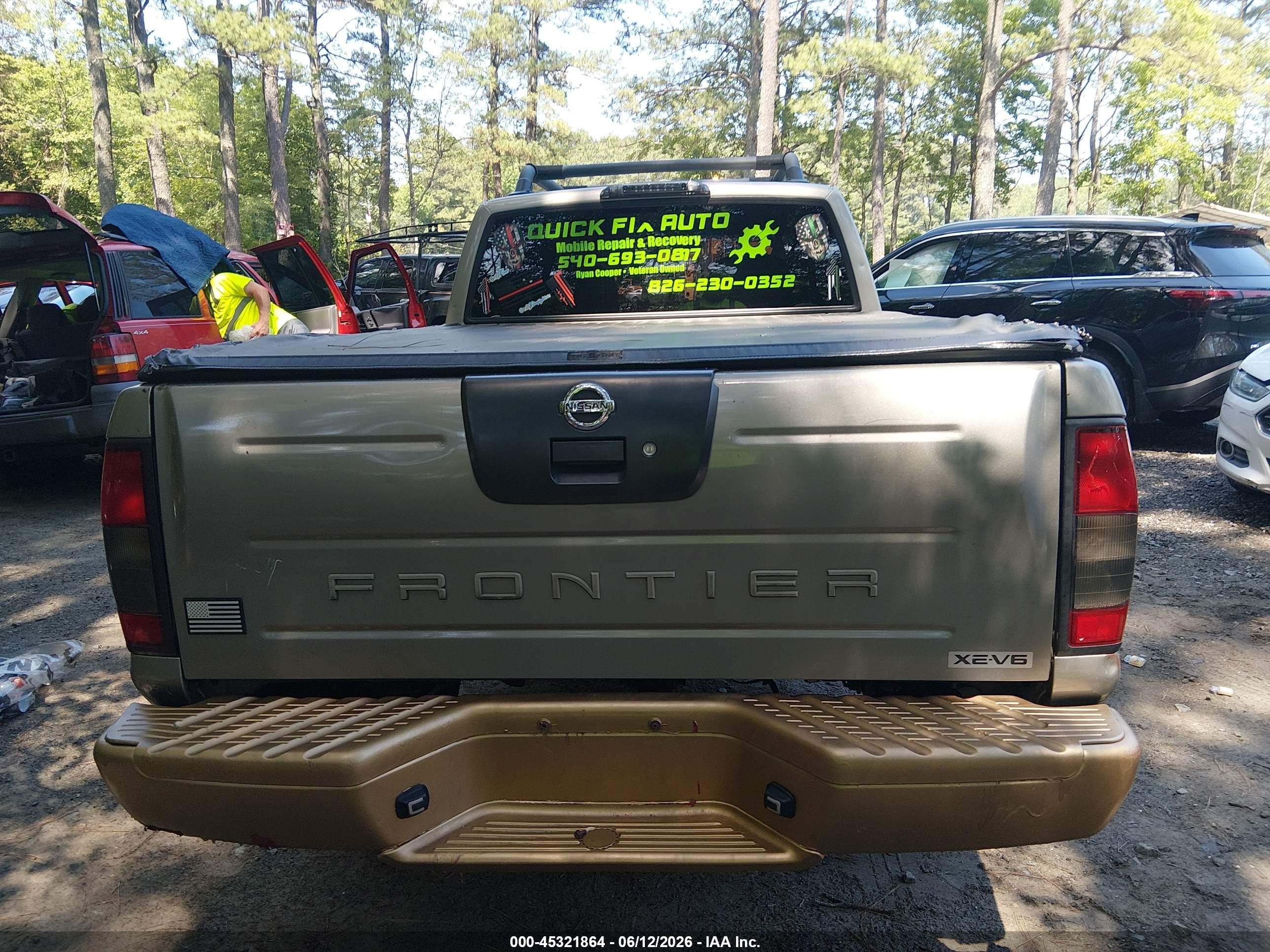 2003 Nissan Frontier Xe-v6 Gray vin: 1N6ED29Y73C467057