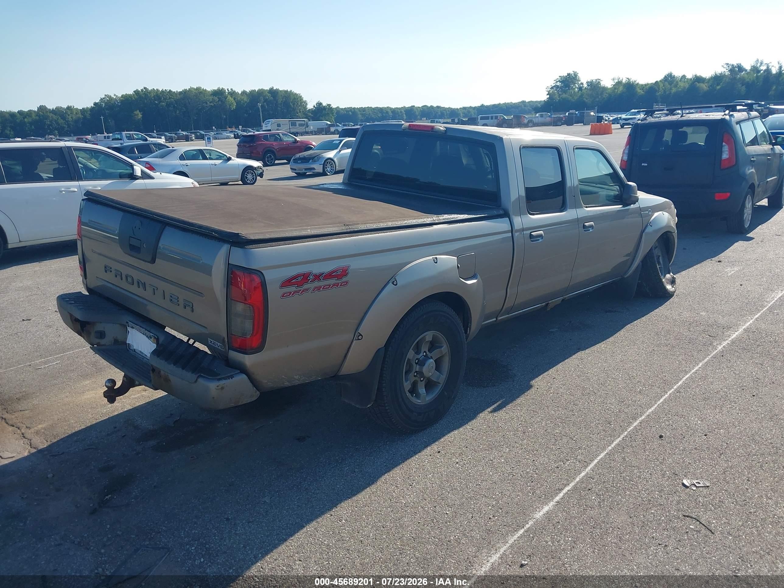 2004 Nissan Frontier Xe-v6 Gold vin: 1N6ED29Y74C451202