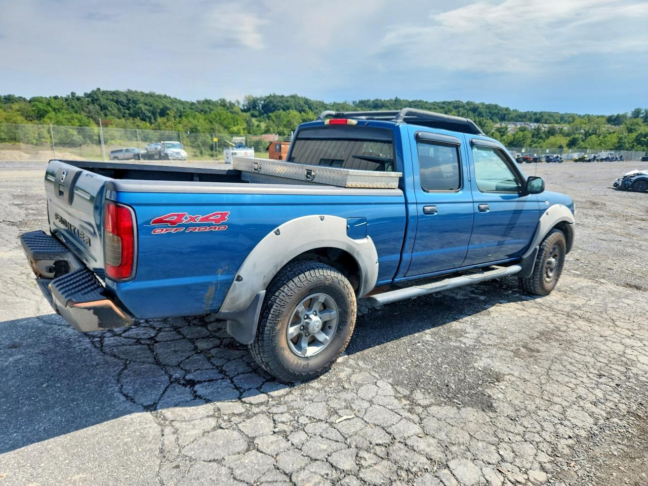 2002 Nissan Frontier Xe-v6 Blue vin: 1N6ED29Y82C364227
