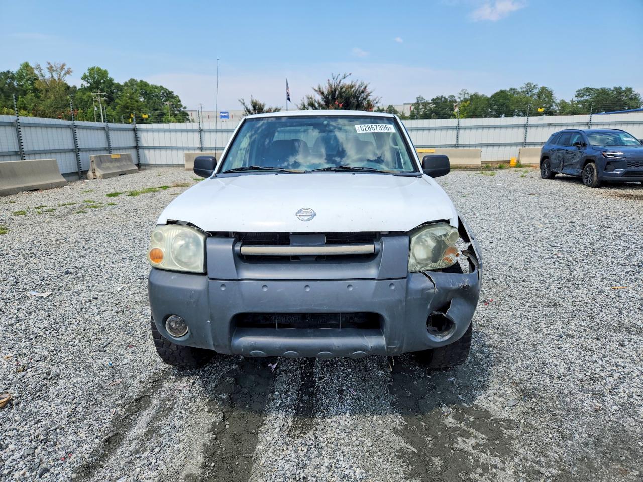 2002 Nissan Frontier Utility Trailer White vin: 1N6ED29Y82C372943