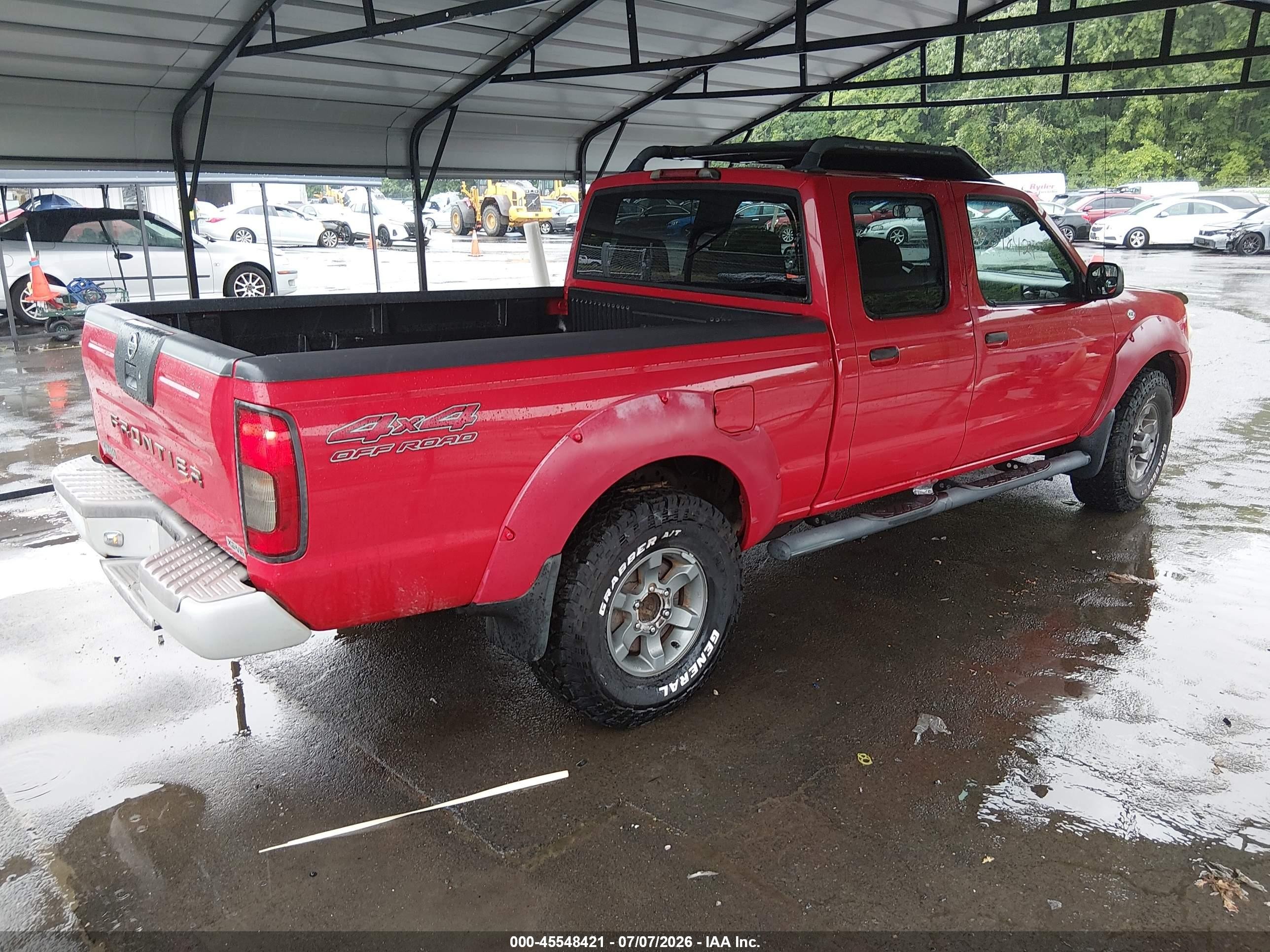 2004 Nissan Frontier Xe-v6 Red vin: 1N6ED29Y84C429662