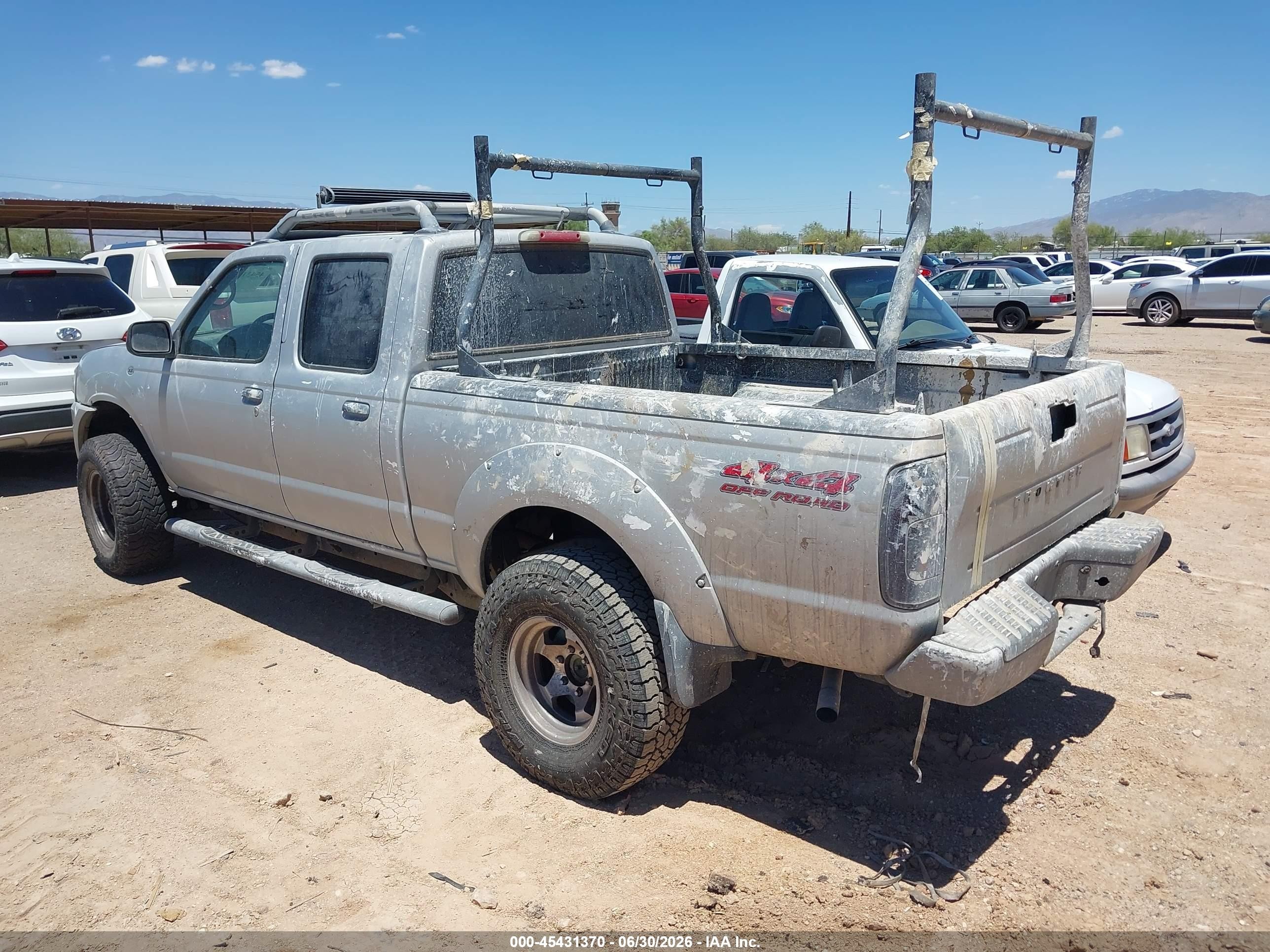 2004 Nissan Frontier Xe-v6 Silver vin: 1N6ED29Y94C415222