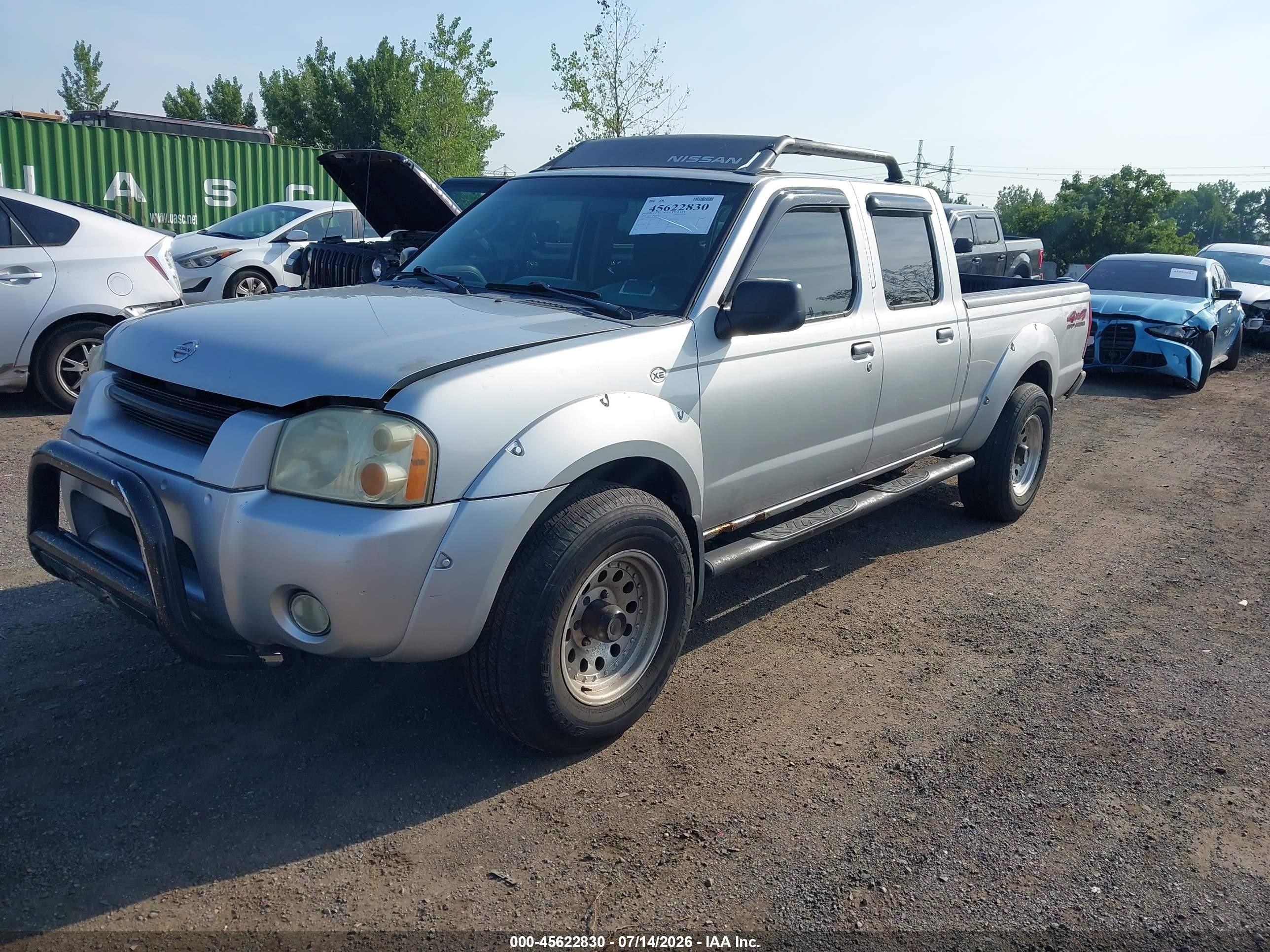2004 Nissan Frontier Xe-v6 Gray vin: 1N6ED29Y94C448639