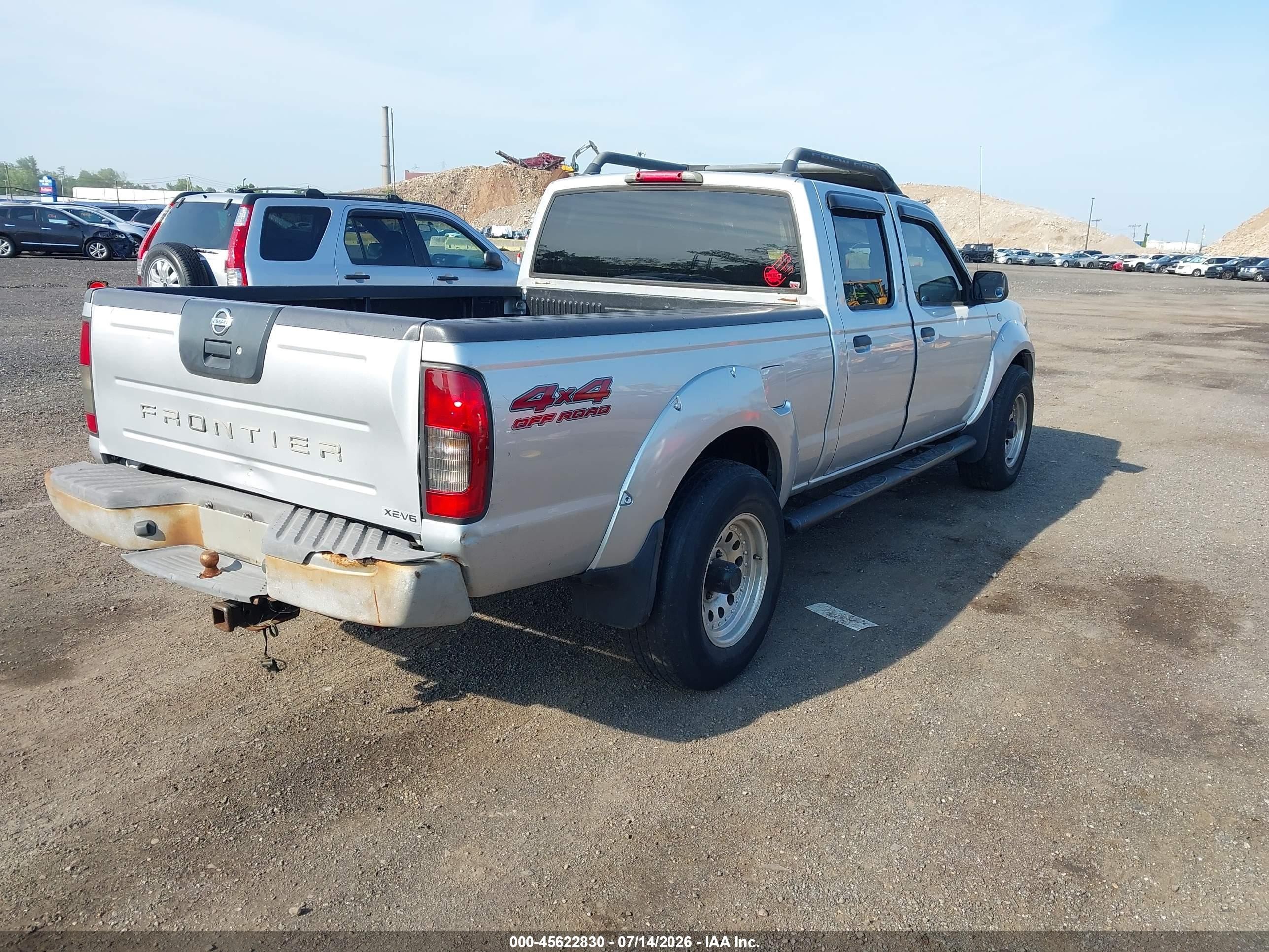 2004 Nissan Frontier Xe-v6 Gray vin: 1N6ED29Y94C448639