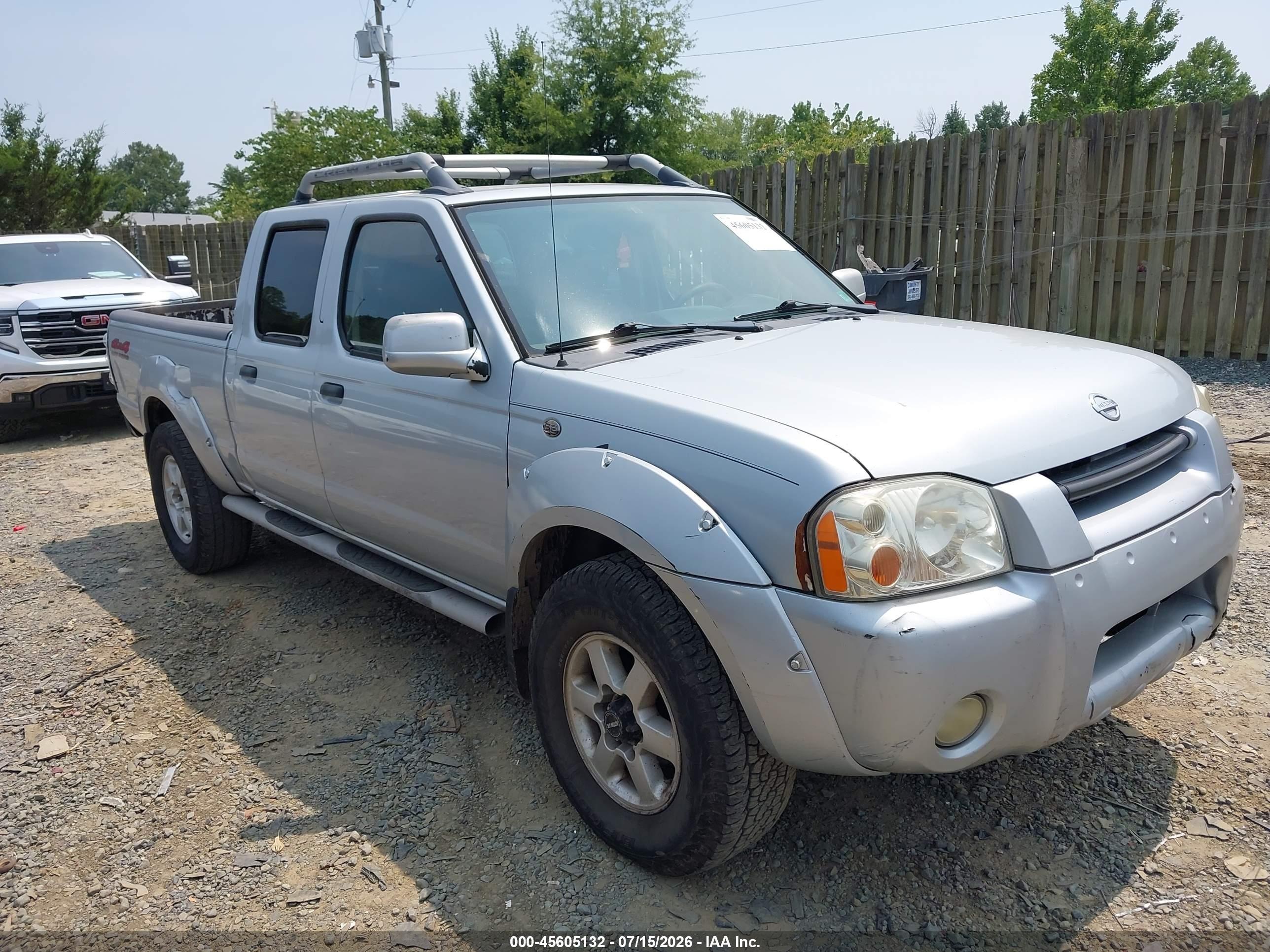 2003 Nissan Frontier Se-v6 Silver vin: 1N6ED29YX3C410044