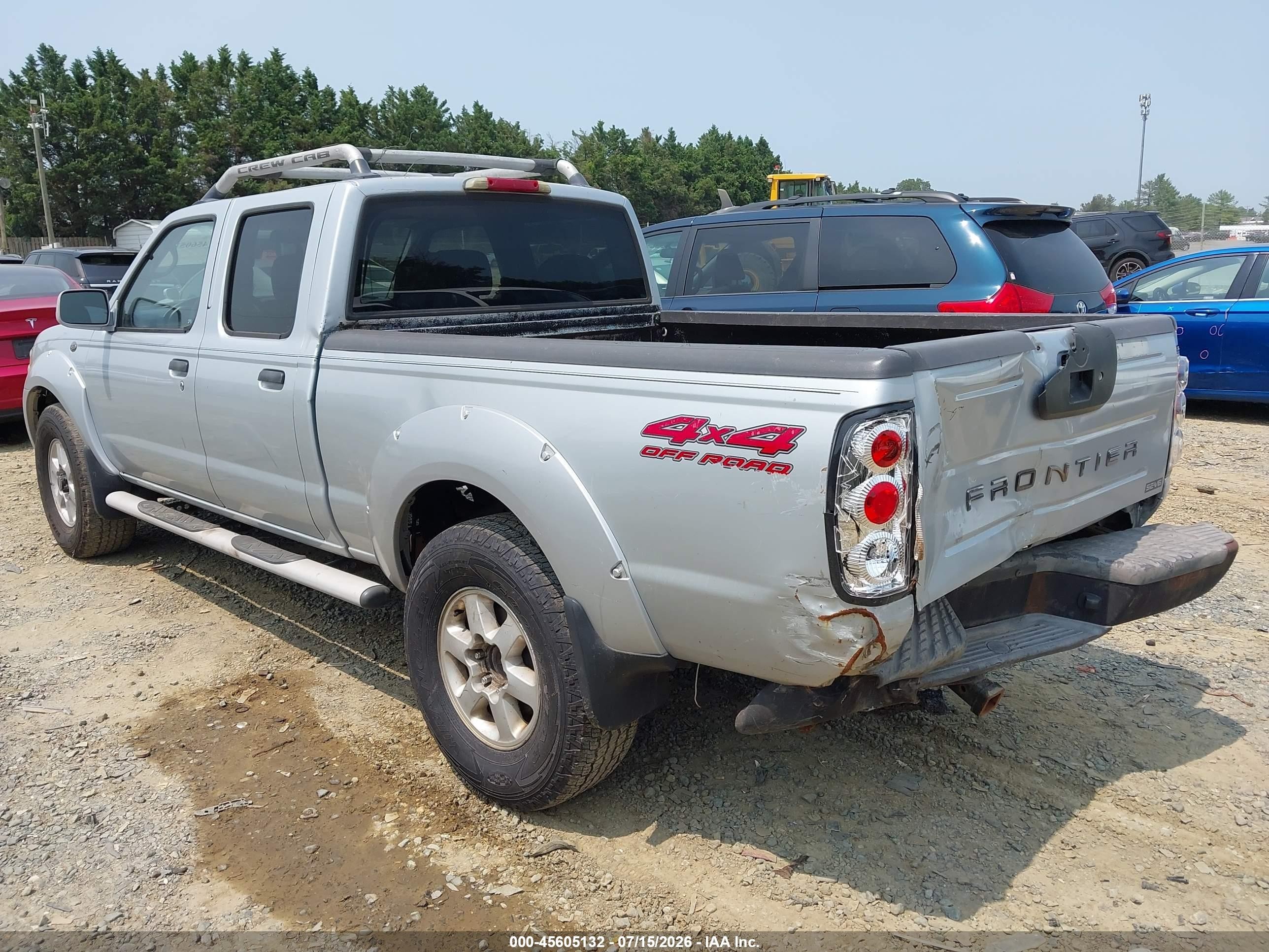 2003 Nissan Frontier Se-v6 Silver vin: 1N6ED29YX3C410044