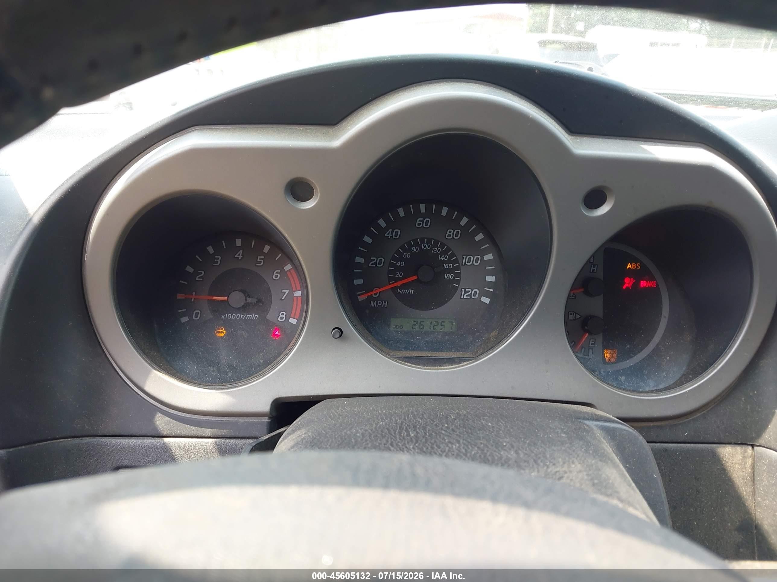 2003 Nissan Frontier Se-v6 Silver vin: 1N6ED29YX3C410044