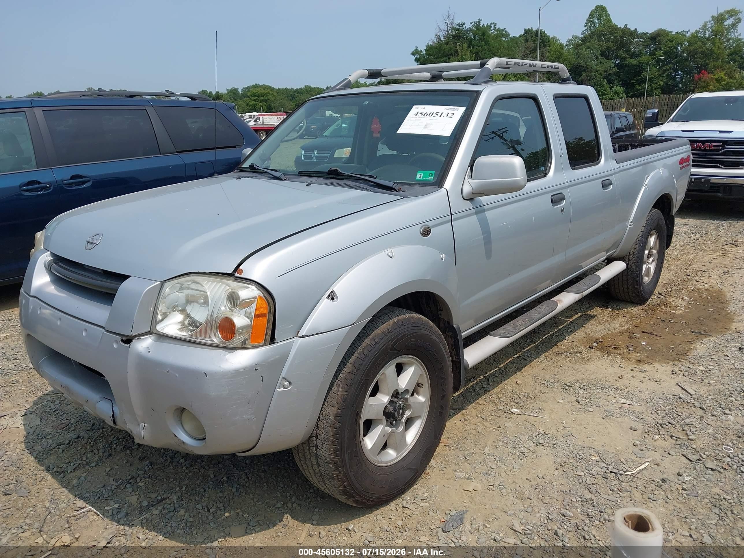 2003 Nissan Frontier Se-v6 Silver vin: 1N6ED29YX3C410044