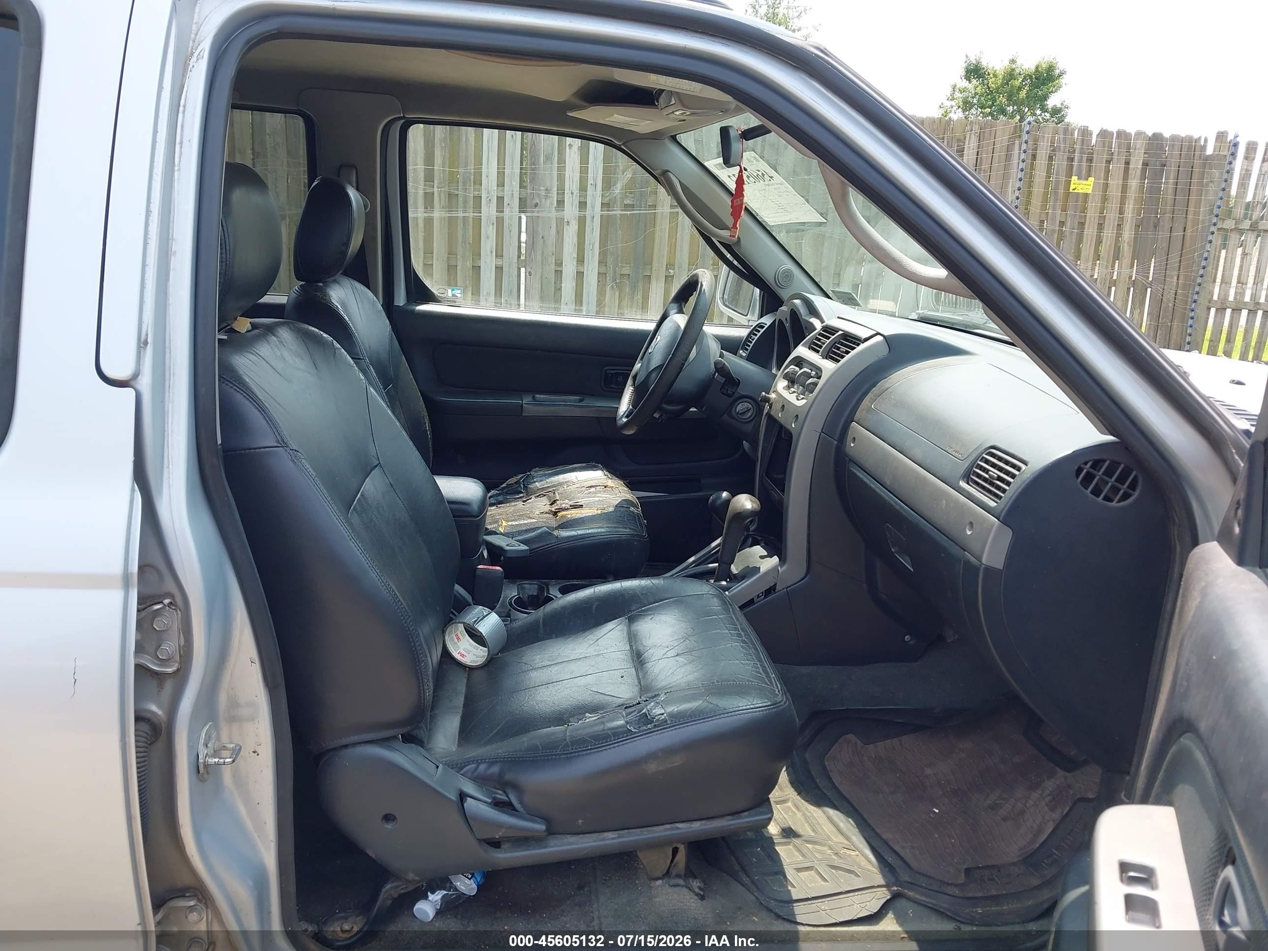 2003 Nissan Frontier Se-v6 Silver vin: 1N6ED29YX3C410044