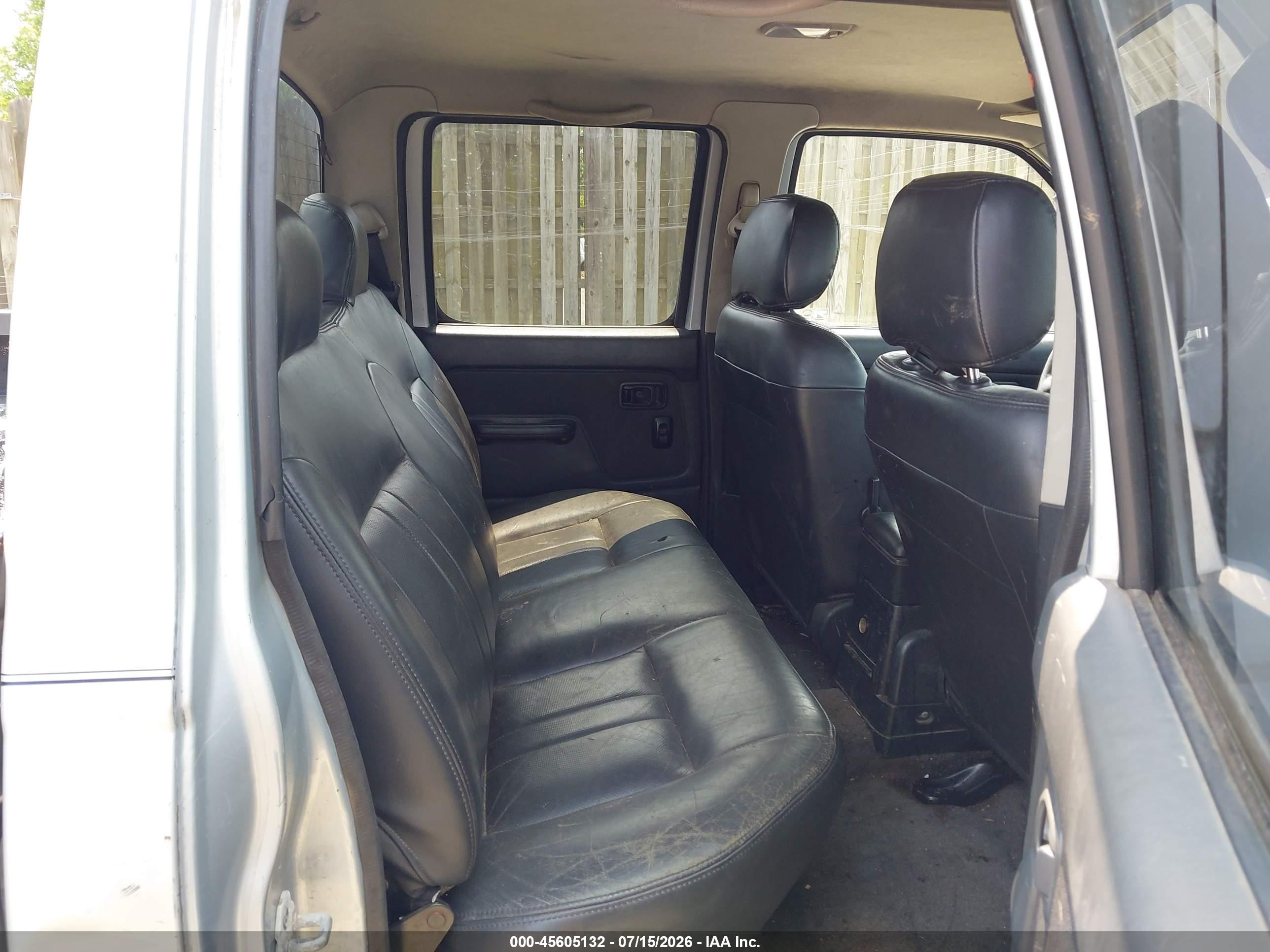 2003 Nissan Frontier Se-v6 Silver vin: 1N6ED29YX3C410044