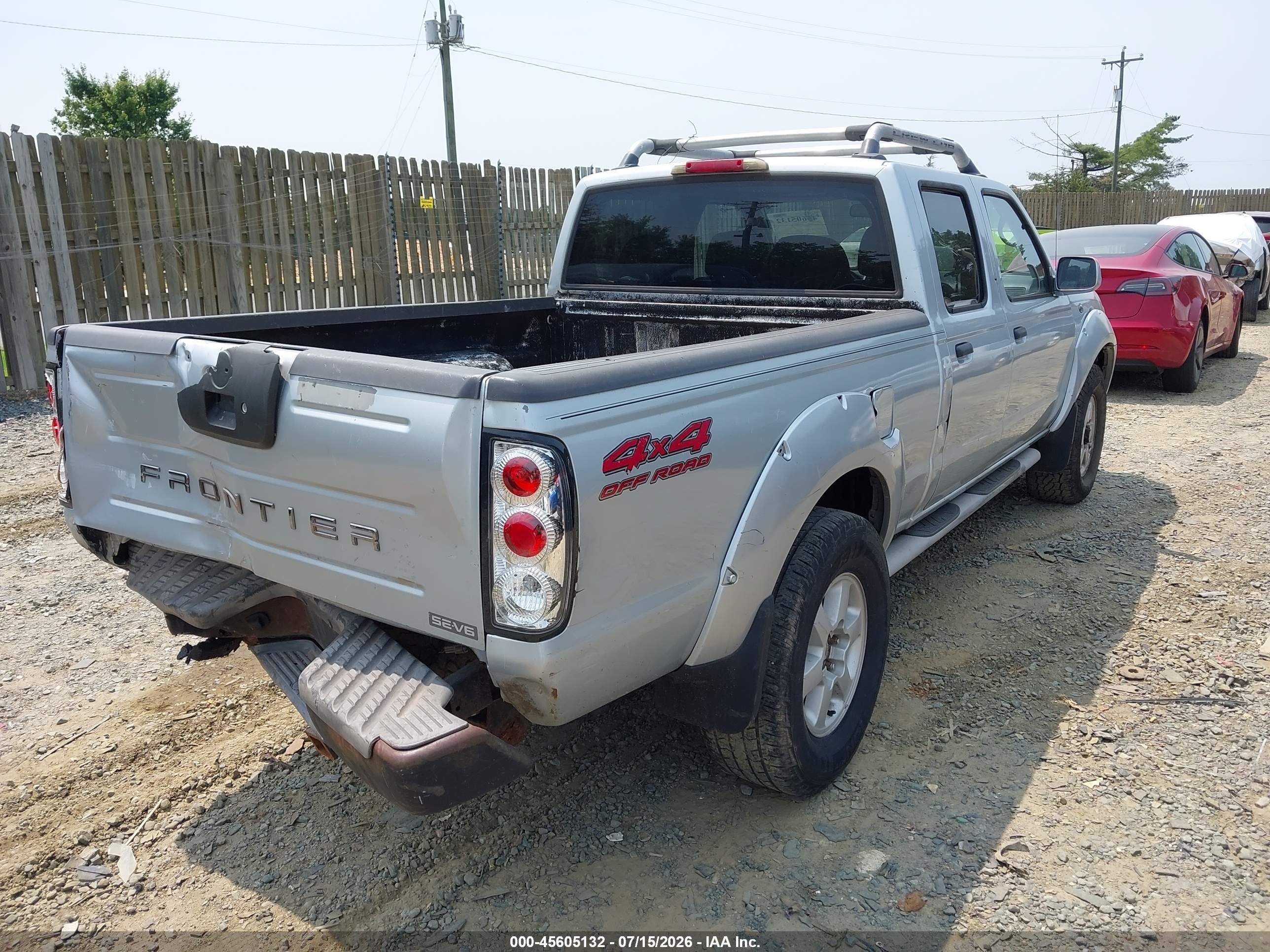 2003 Nissan Frontier Se-v6 Silver vin: 1N6ED29YX3C410044