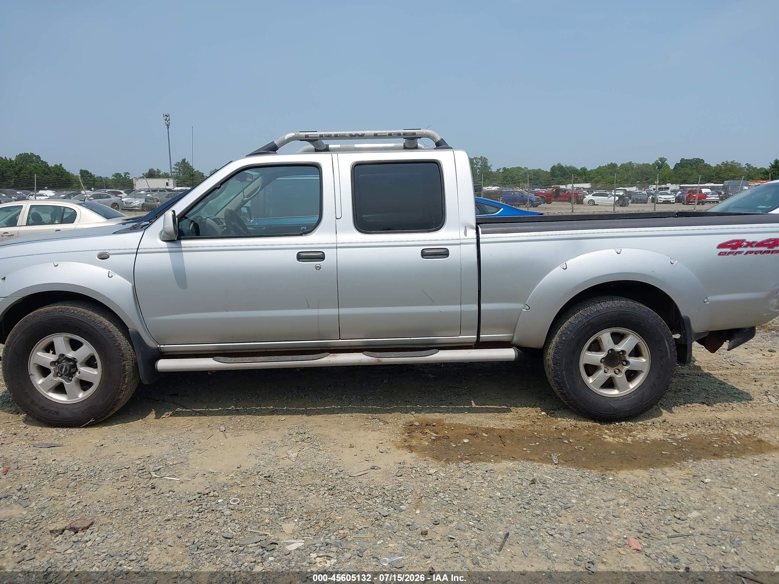 2003 Nissan Frontier Se-v6 Silver vin: 1N6ED29YX3C410044