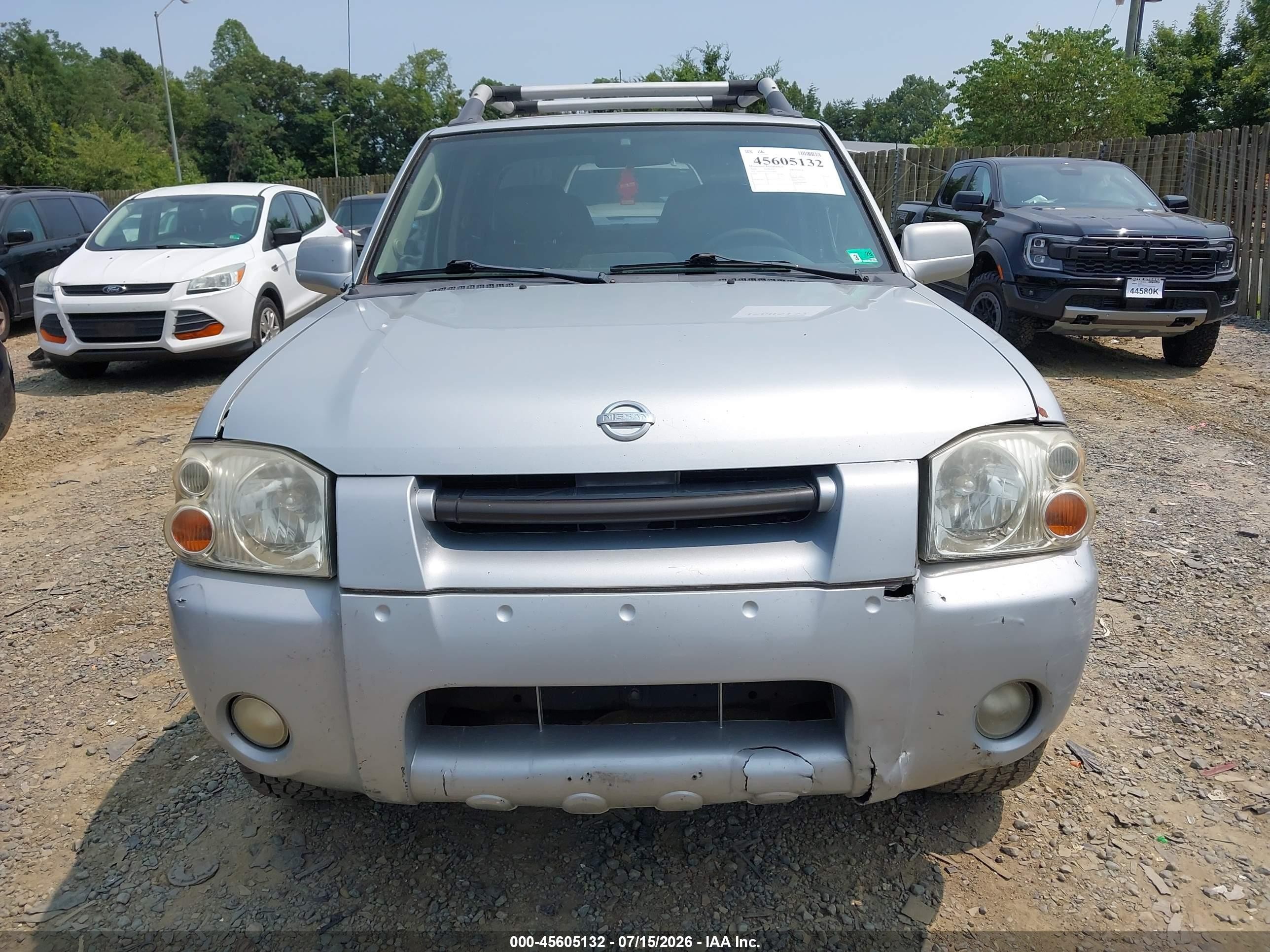 2003 Nissan Frontier Se-v6 Silver vin: 1N6ED29YX3C410044