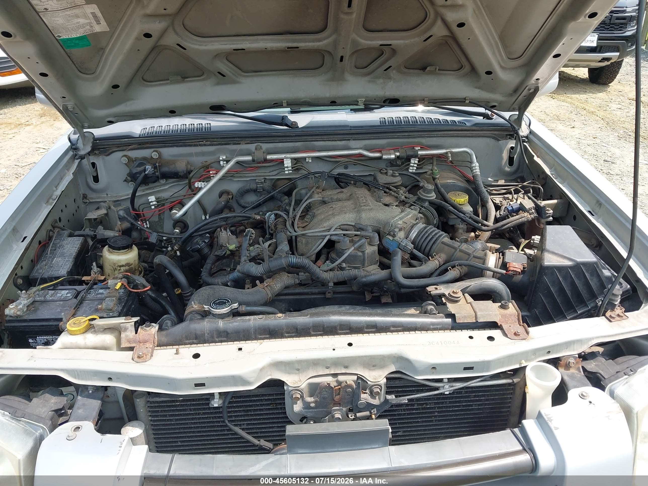 2003 Nissan Frontier Se-v6 Silver vin: 1N6ED29YX3C410044