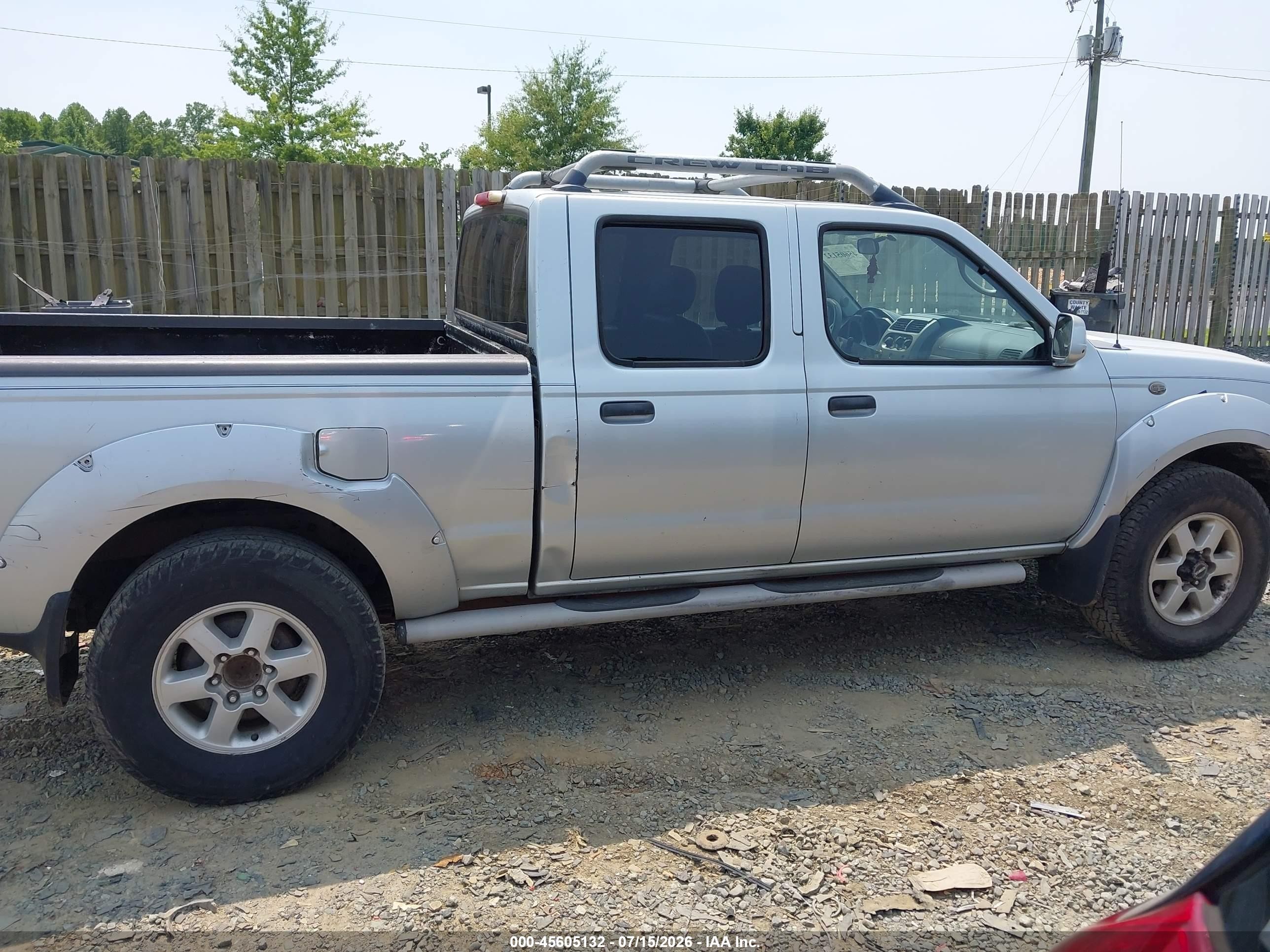 2003 Nissan Frontier Se-v6 Silver vin: 1N6ED29YX3C410044