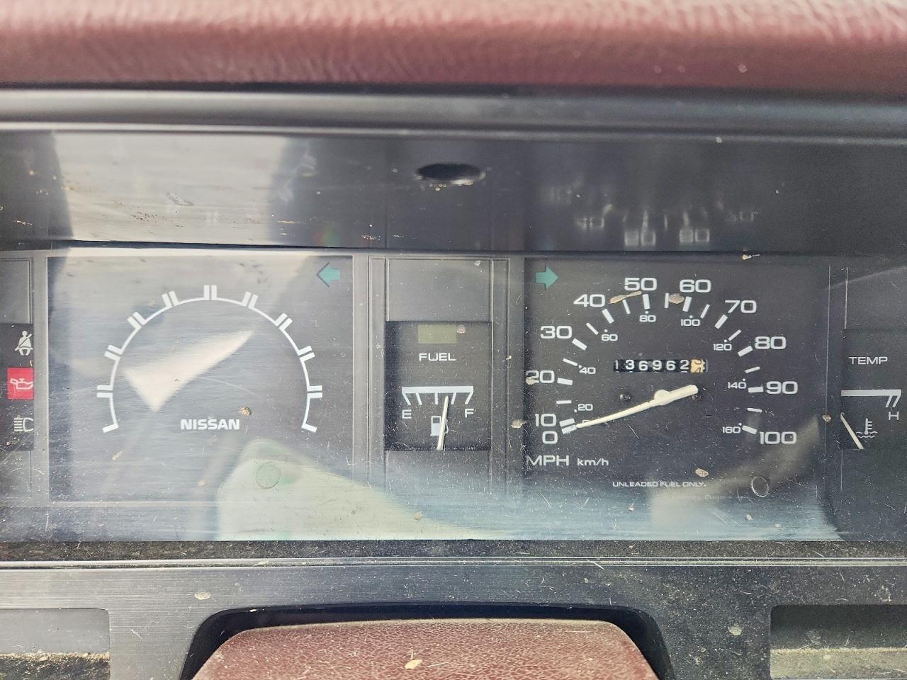 1991 Nissan Truck V6 White vin: 1N6HD12H8MC353474