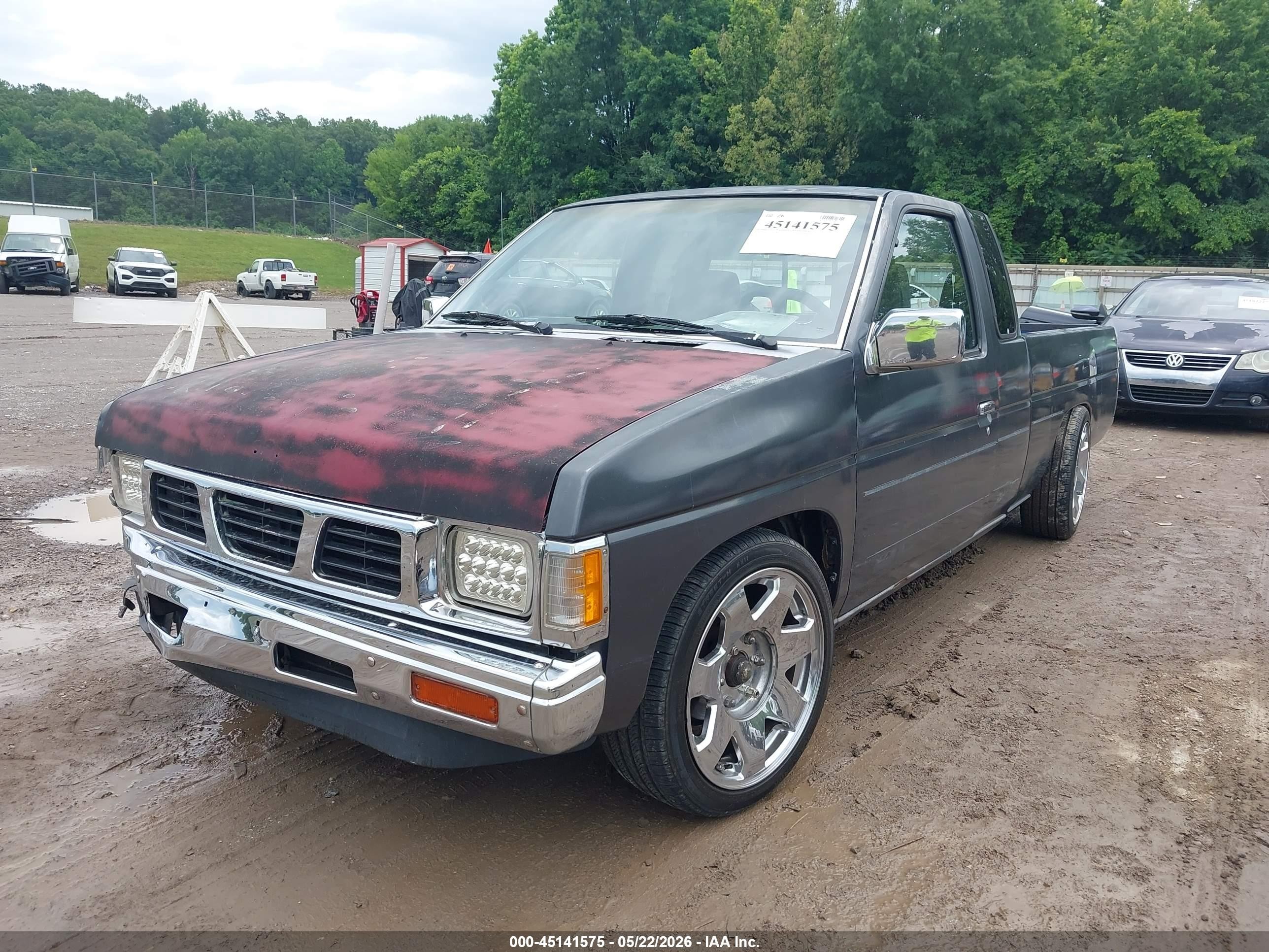 1990 Nissan D21 King Cab Gray vin: 1N6HD16S2LC321513