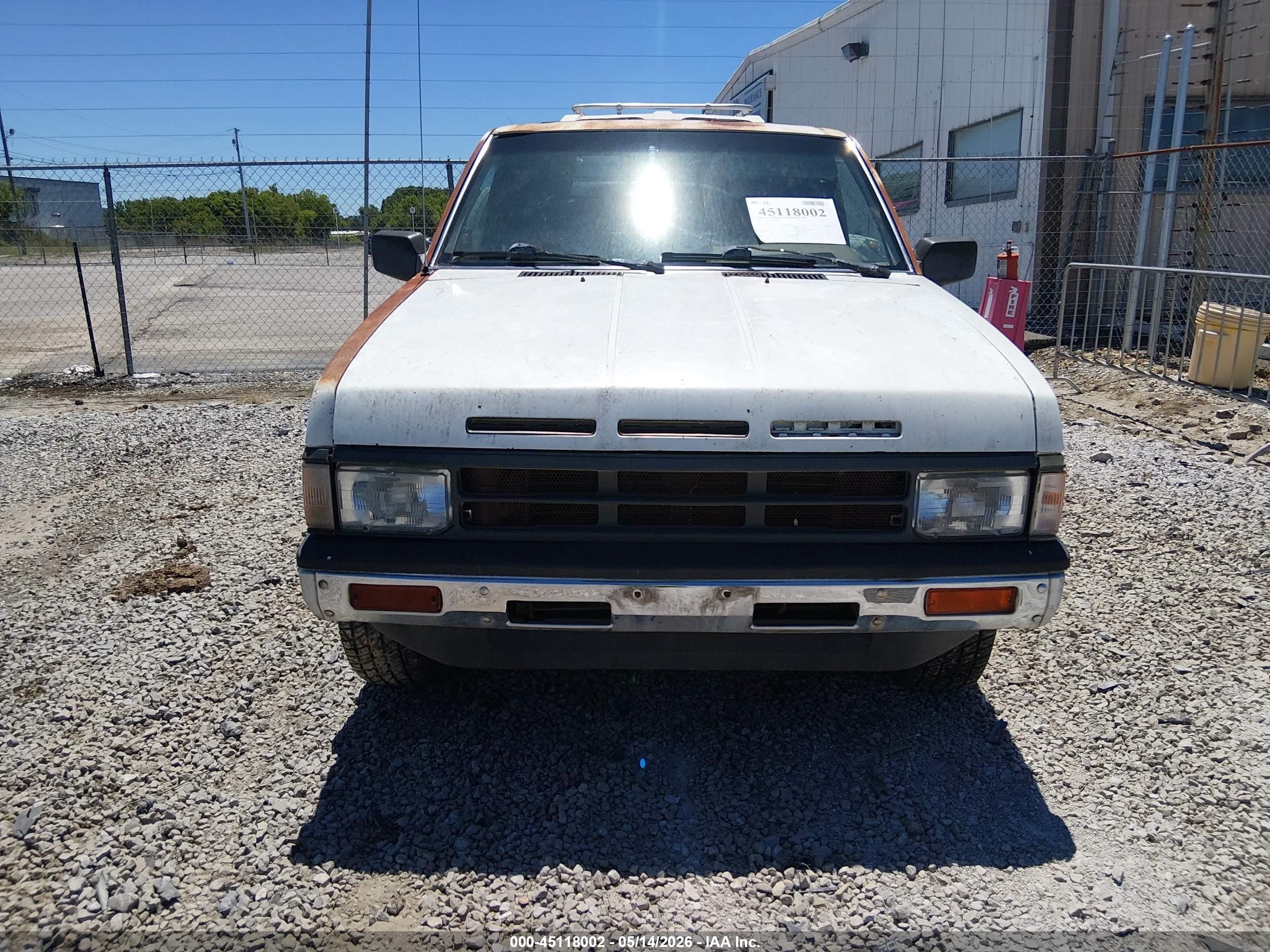 1989 Nissan D21 King Cab Белый vin: 1N6HD16S3KC421831