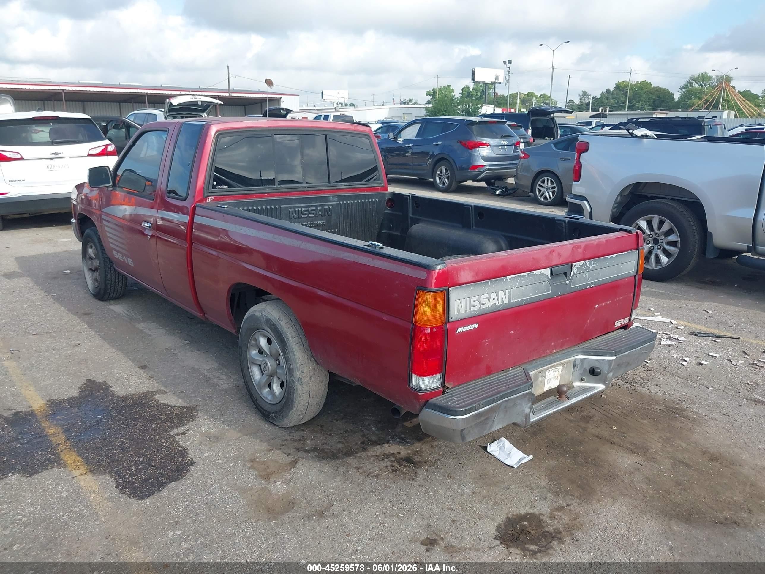 1993 Nissan Truck King Cab Se Красный vin: 1N6HD16S3PC392659