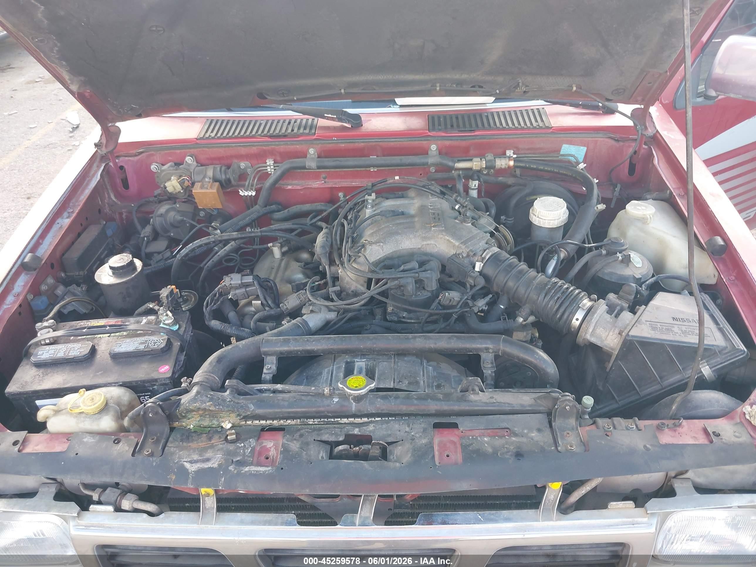 1993 Nissan Truck King Cab Se Красный vin: 1N6HD16S3PC392659