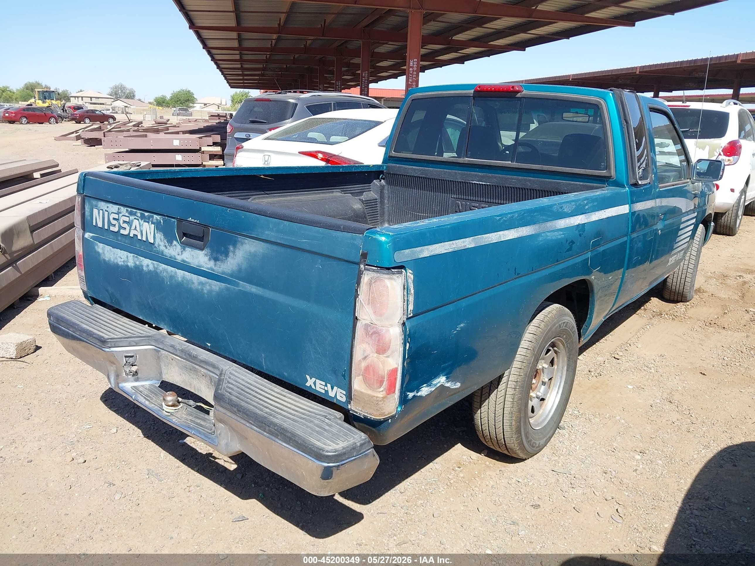 1995 Nissan Truck King Cab Se/king Cab Xe Green vin: 1N6HD16S3SC398129