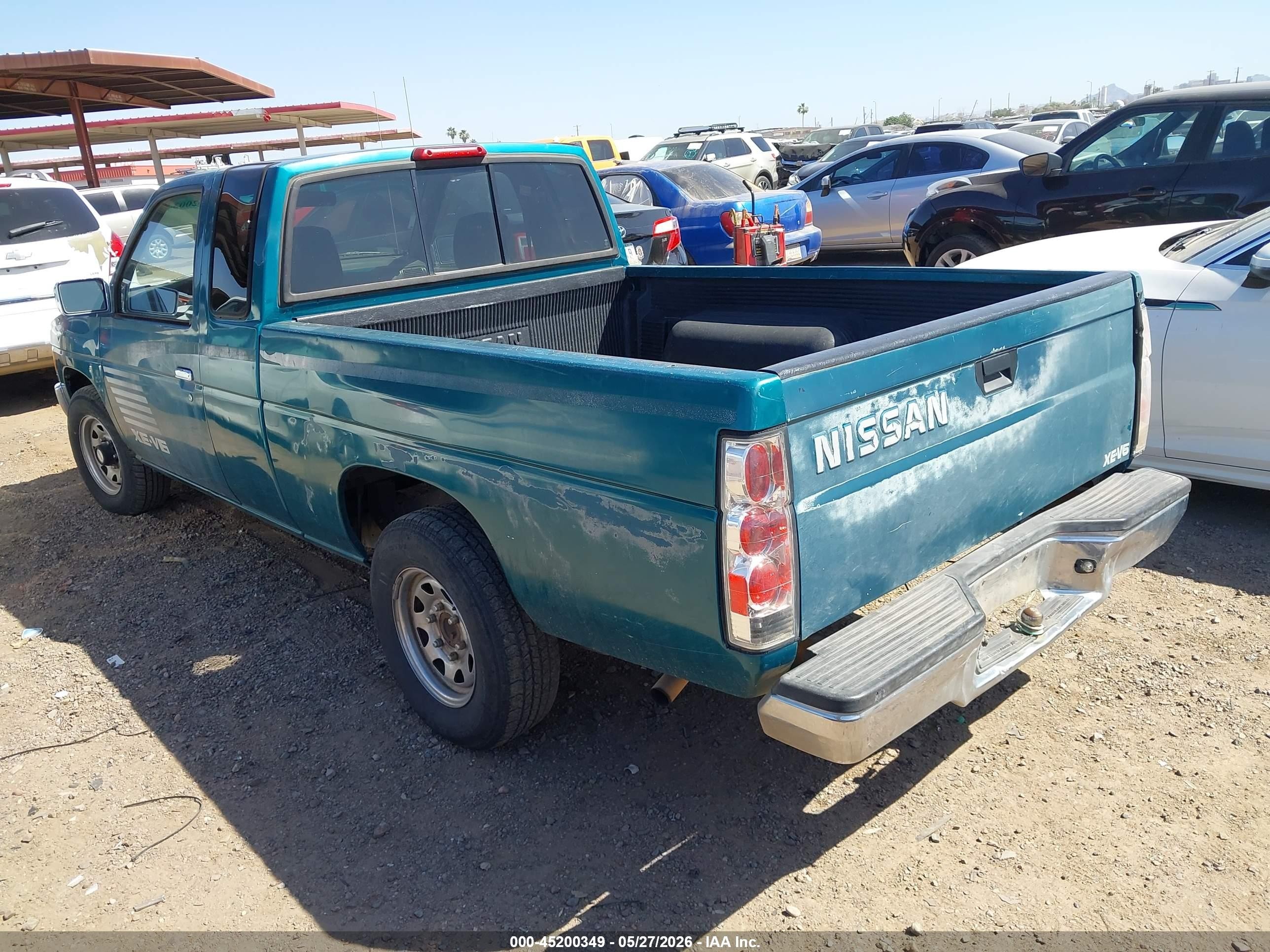 1995 Nissan Truck King Cab Se/king Cab Xe Green vin: 1N6HD16S3SC398129